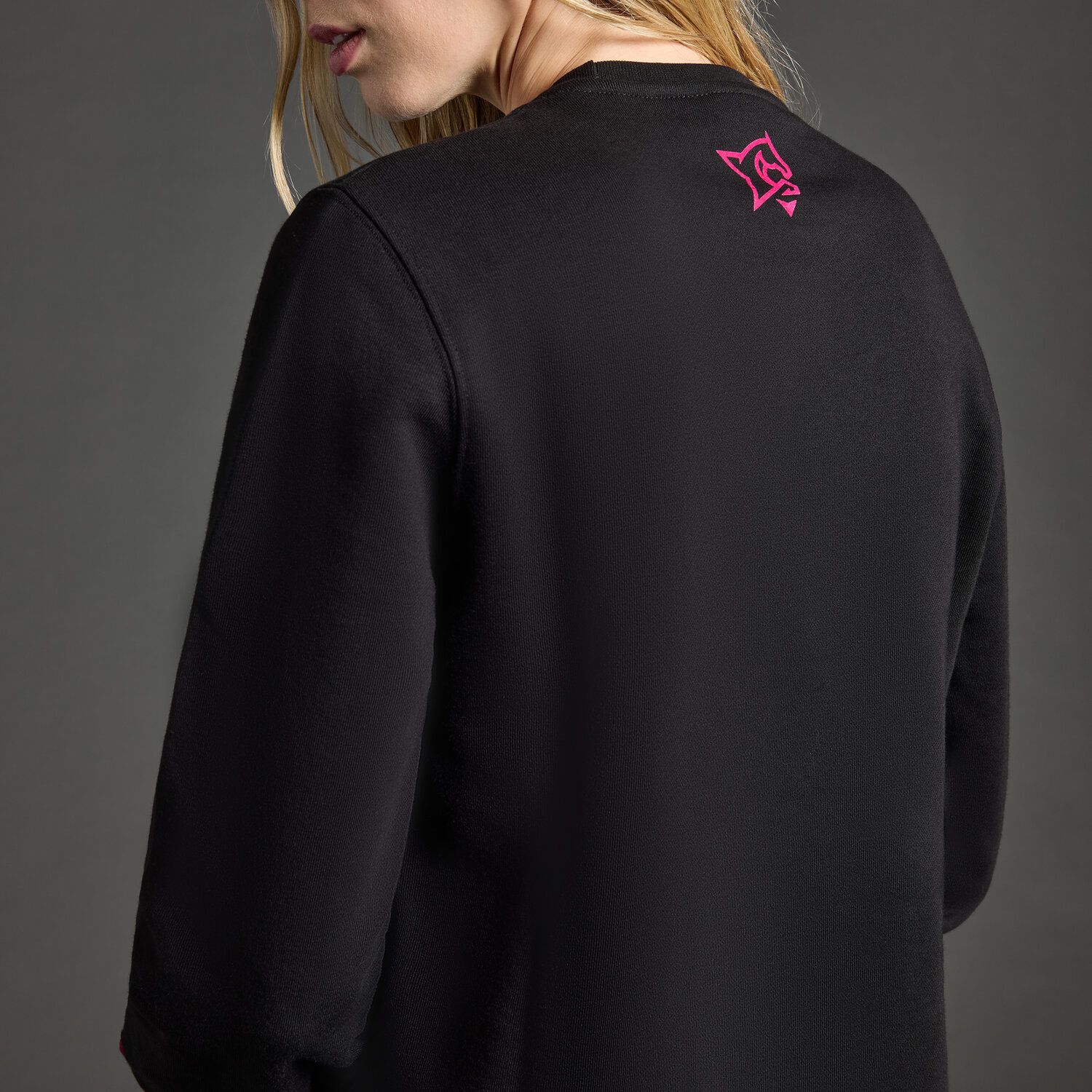 Cavalleria Toscana Women's sweatshirt CT x Iron Dames BLACK / PINK-5