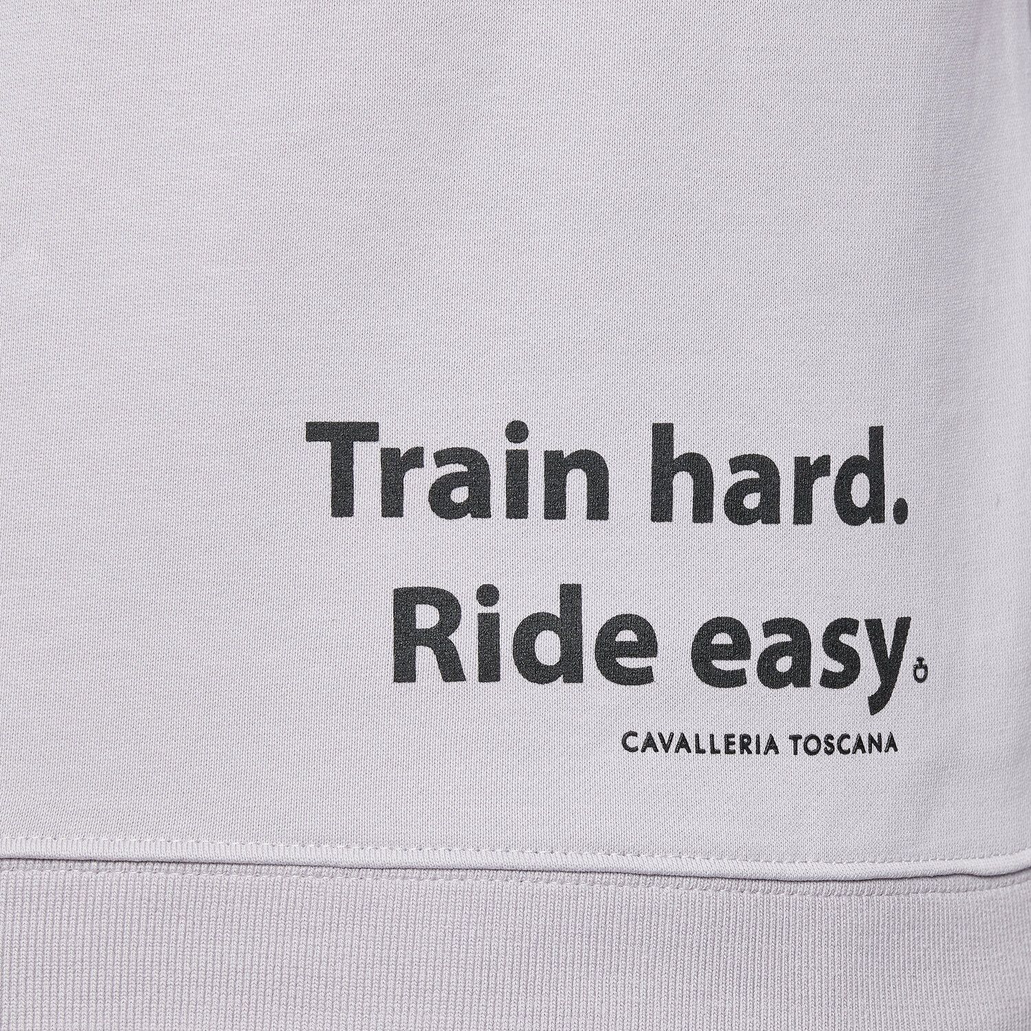 Cavalleria Toscana Men's Train Hard Ride Easy Sweatshirt LIGHT GREY-4