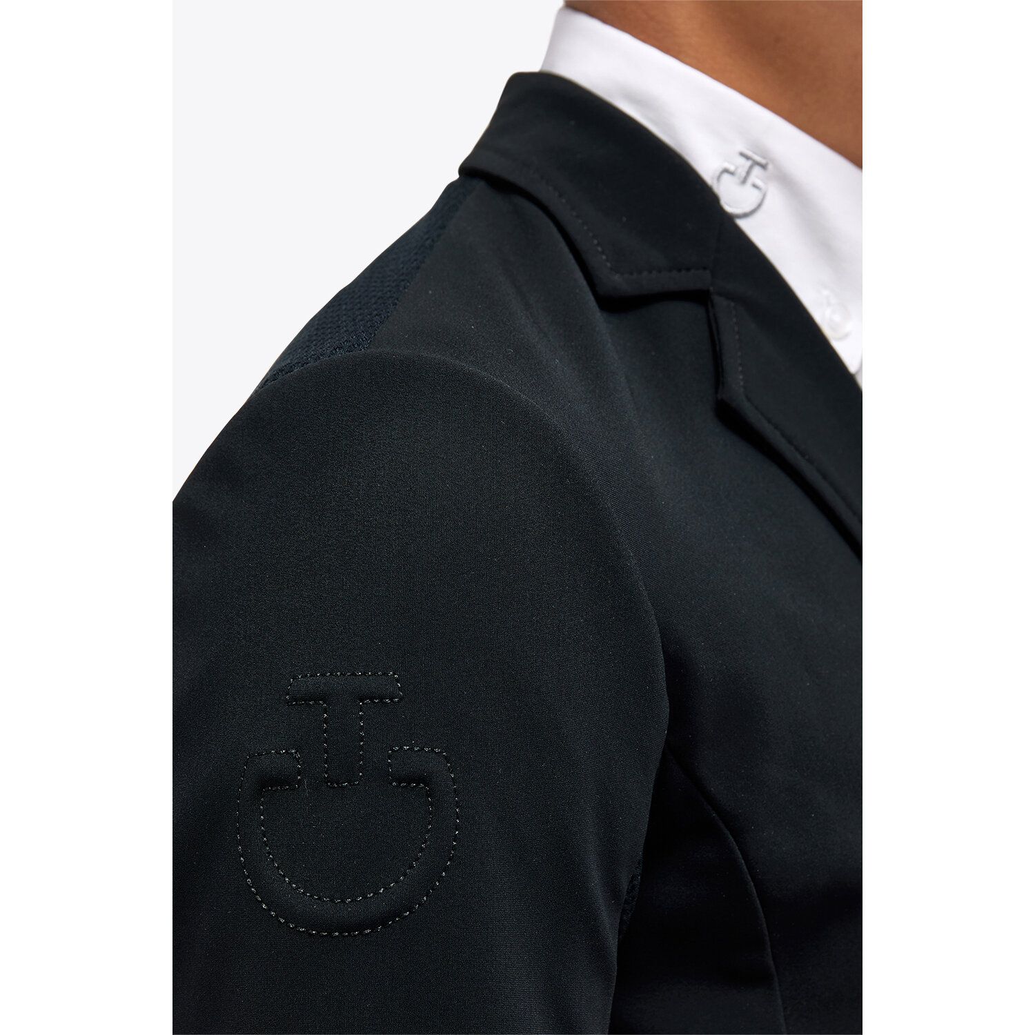 Cavalleria Toscana Boys’ jersey show coat BLACK-4