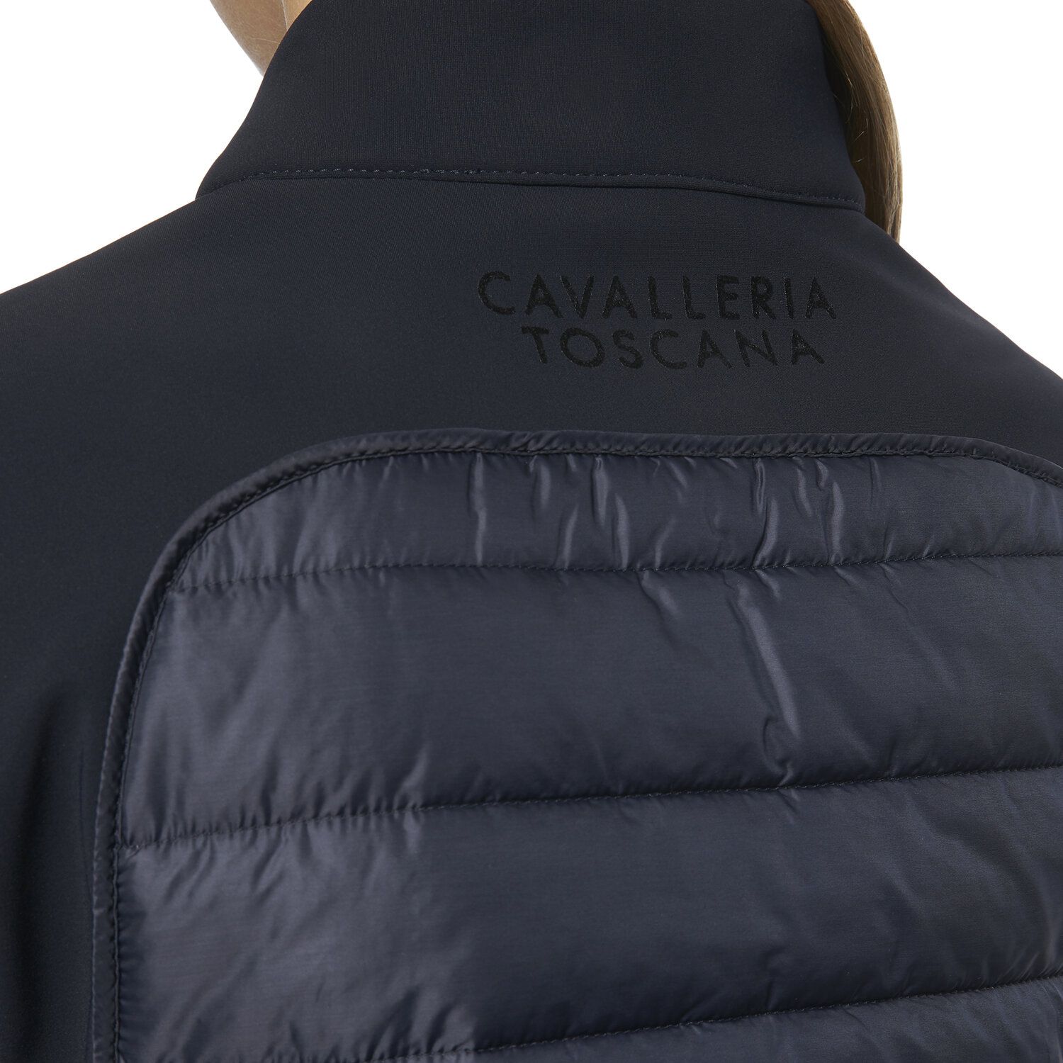 Cavalleria Toscana Girls lightweight jacket w/zip NAVY-5