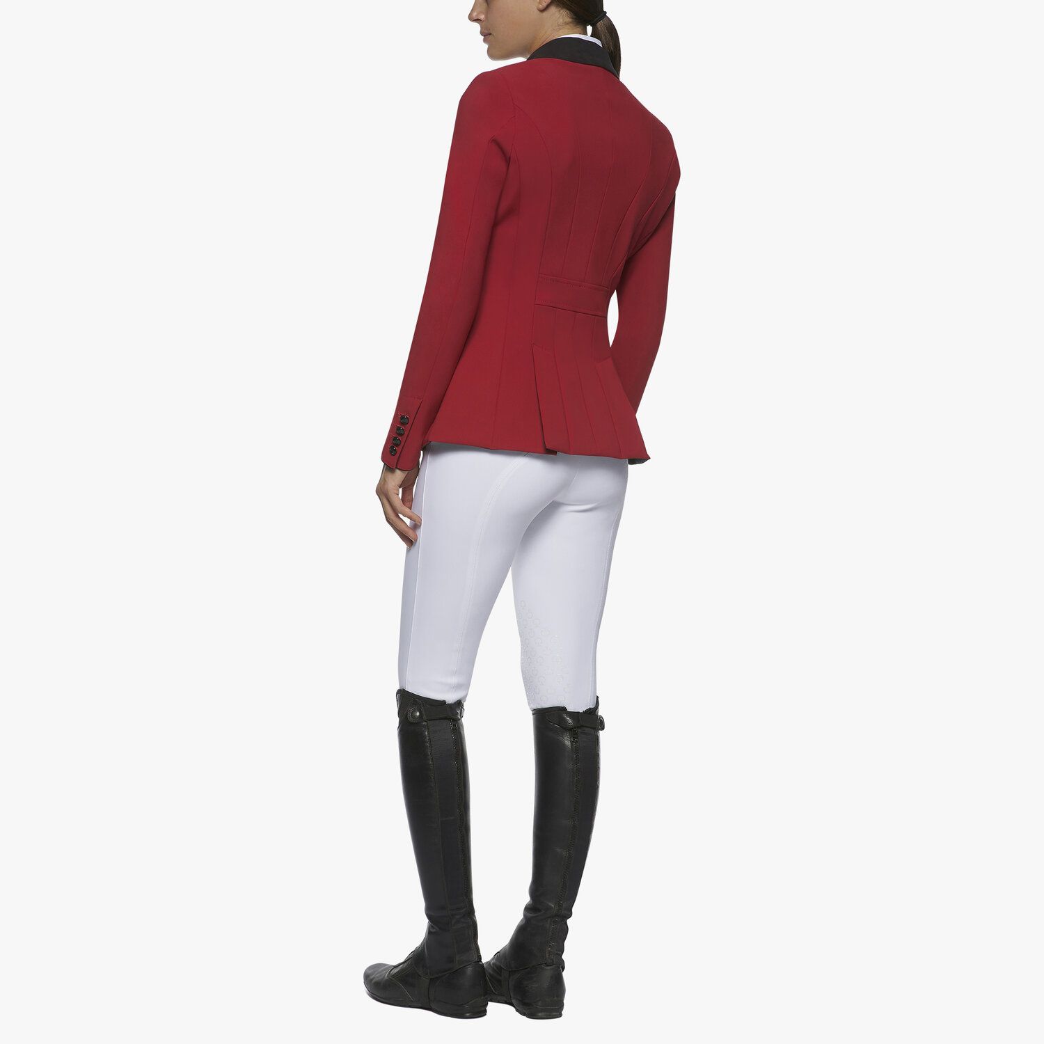 Cavalleria Toscana Women`s competition riding jacket RED-3