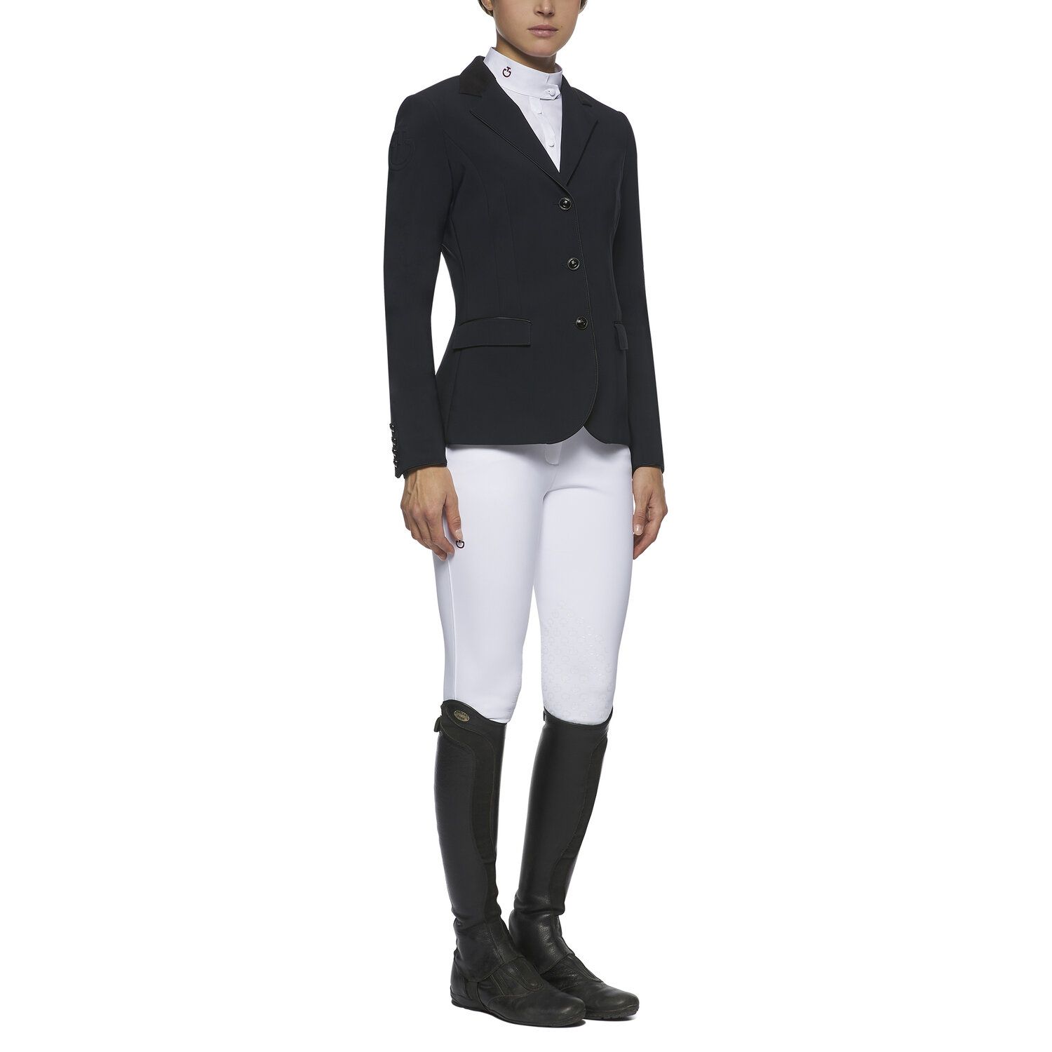 Cavalleria Toscana Women`s competition riding jacket NAVY-2