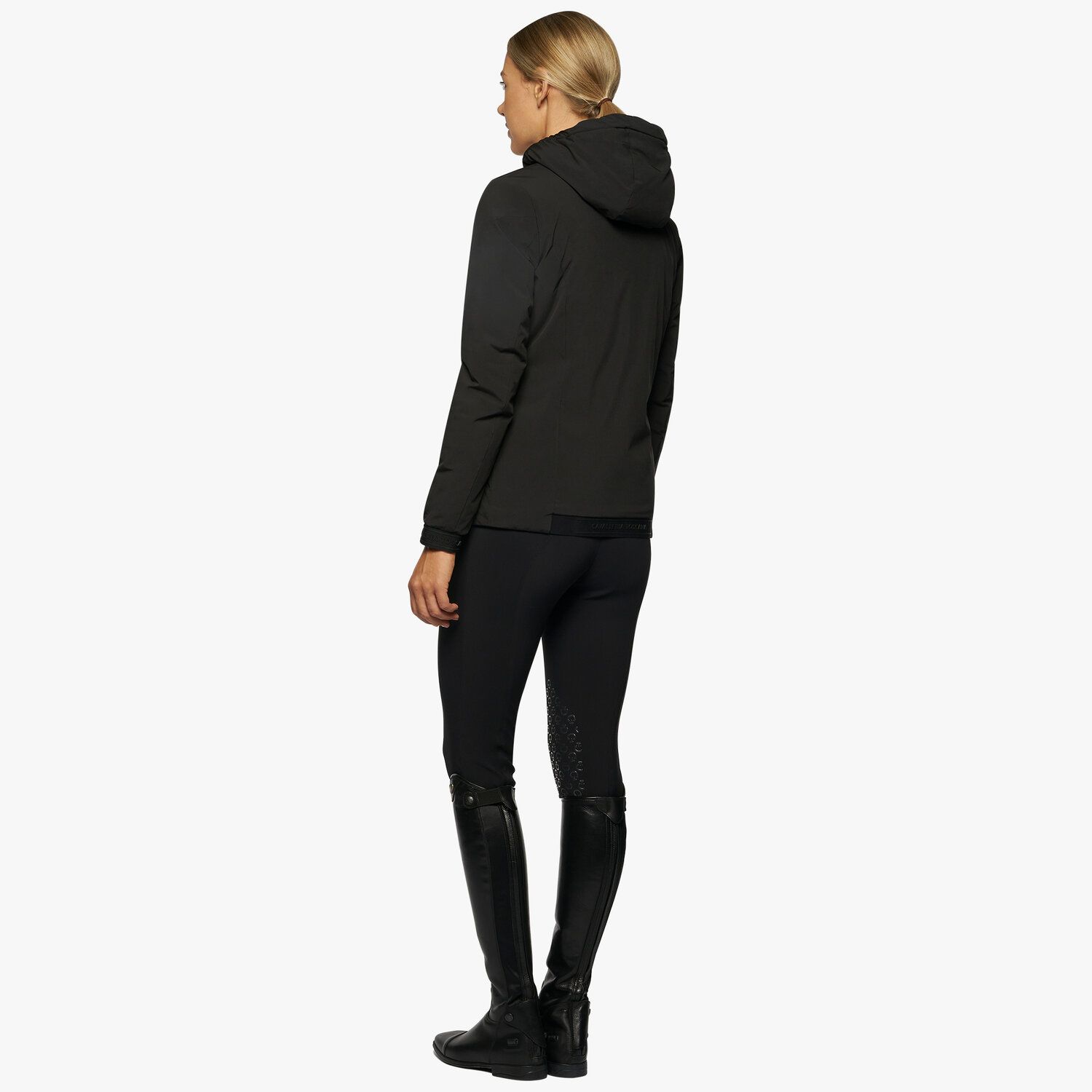 Cavalleria Toscana Women's nylon jacket BLACK-3