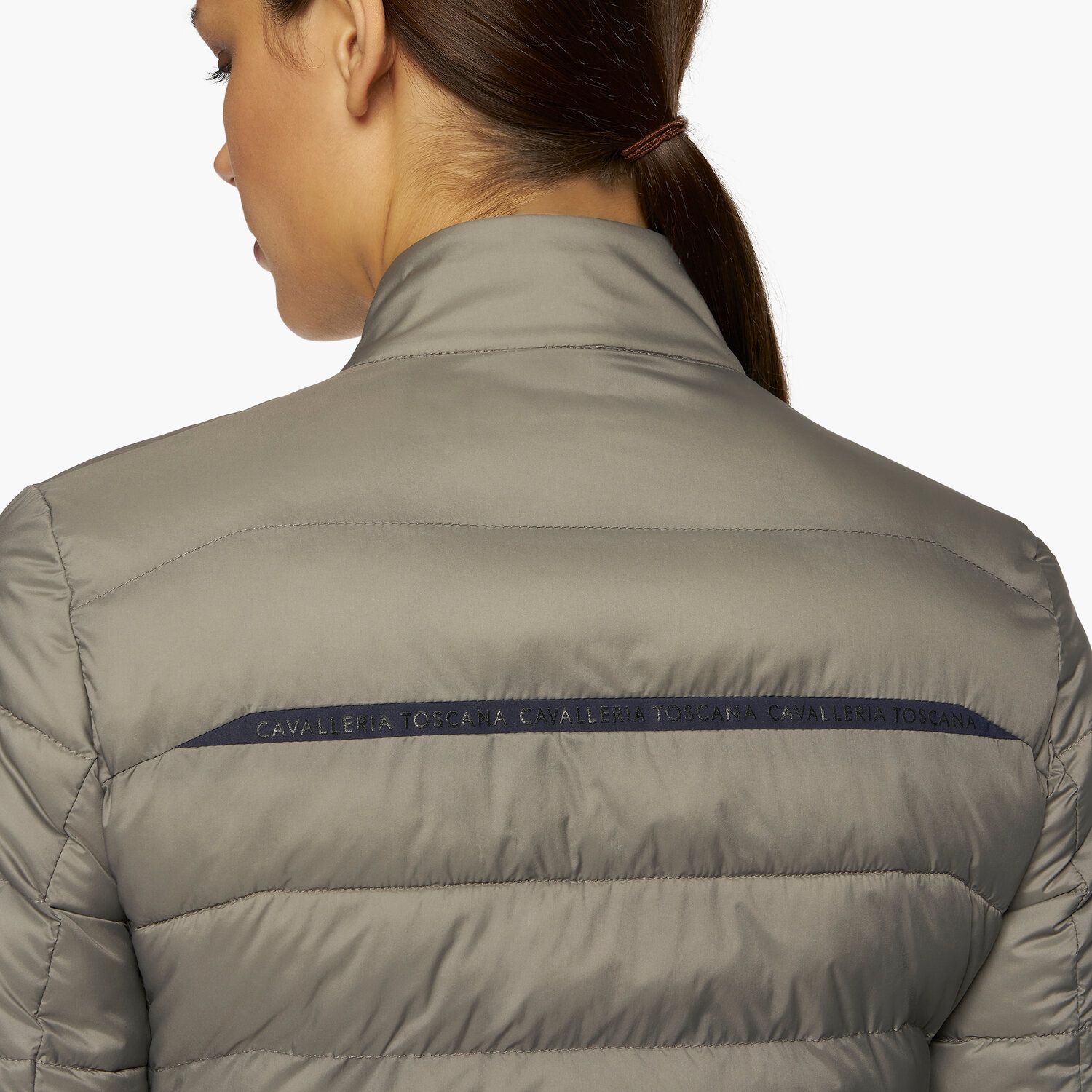 Cavalleria Toscana Women’s quilted nylon puffer jacket MEDIUM GREY-7