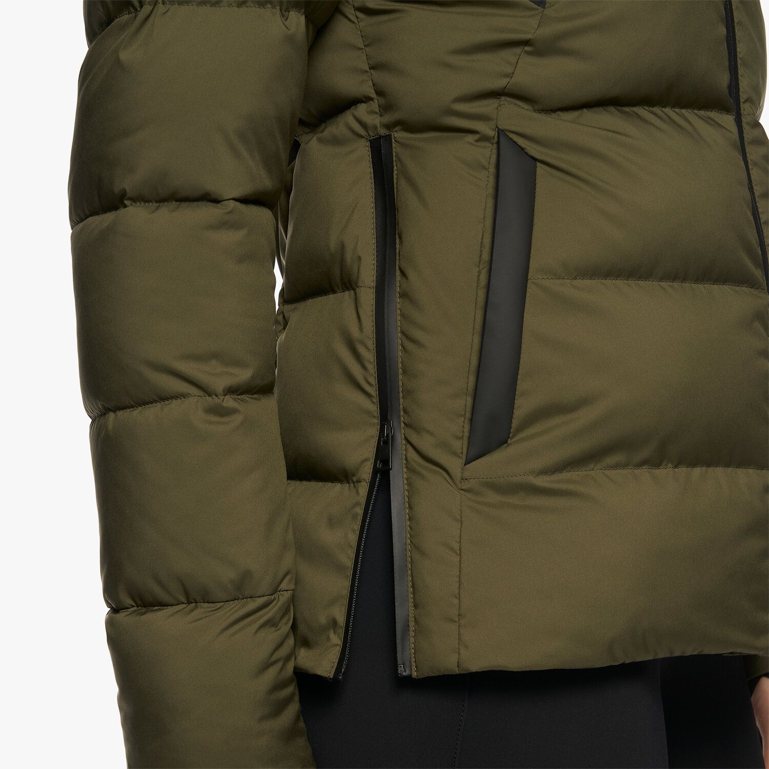 Cavalleria Toscana Women’s quilted nylon puffer jacket FOLIAGE GREEN-6