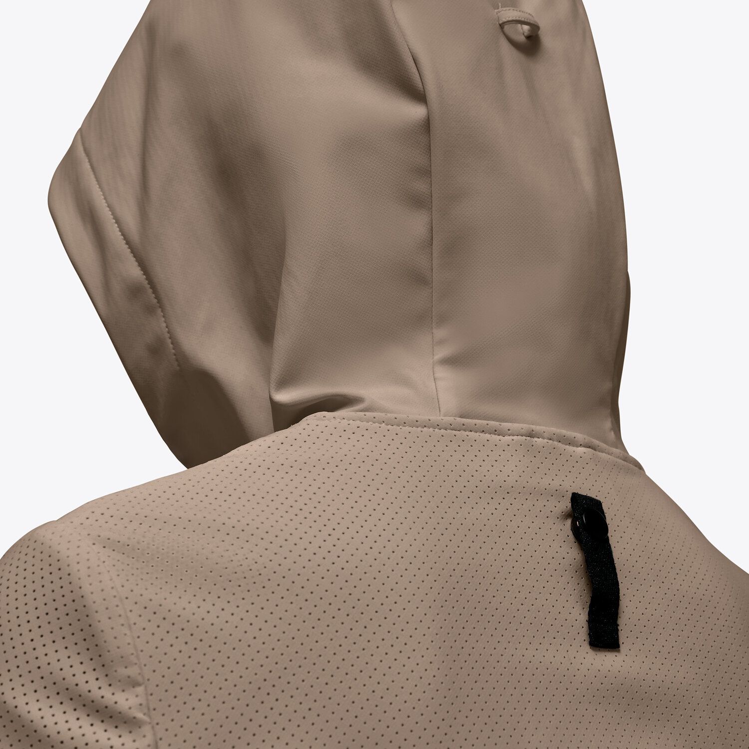Cavalleria Toscana Perforated  Jersey Full Zip Hooded Softshell TORTORA-3