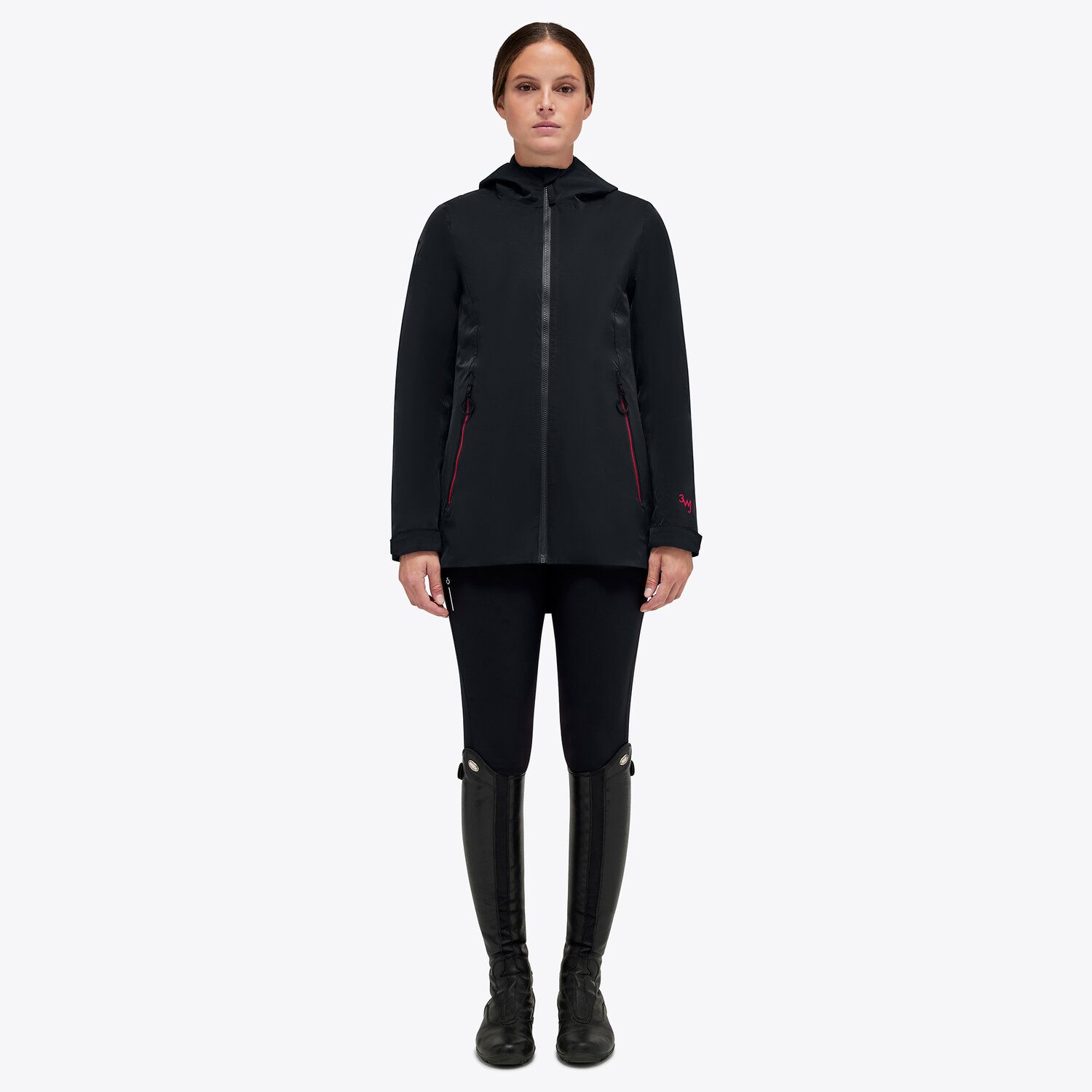 Cavalleria Toscana Women's Revo 3-Way Waterproof Jacket  BLACK-1