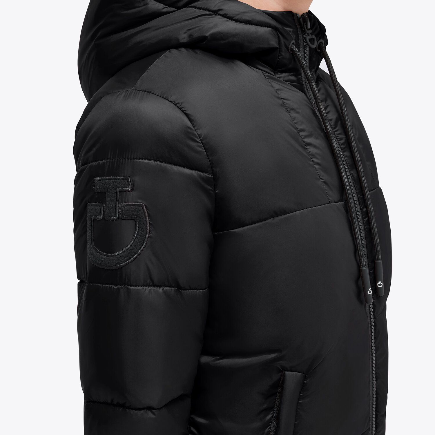 Cavalleria Toscana Unisex Puffer jacket BLACK-3