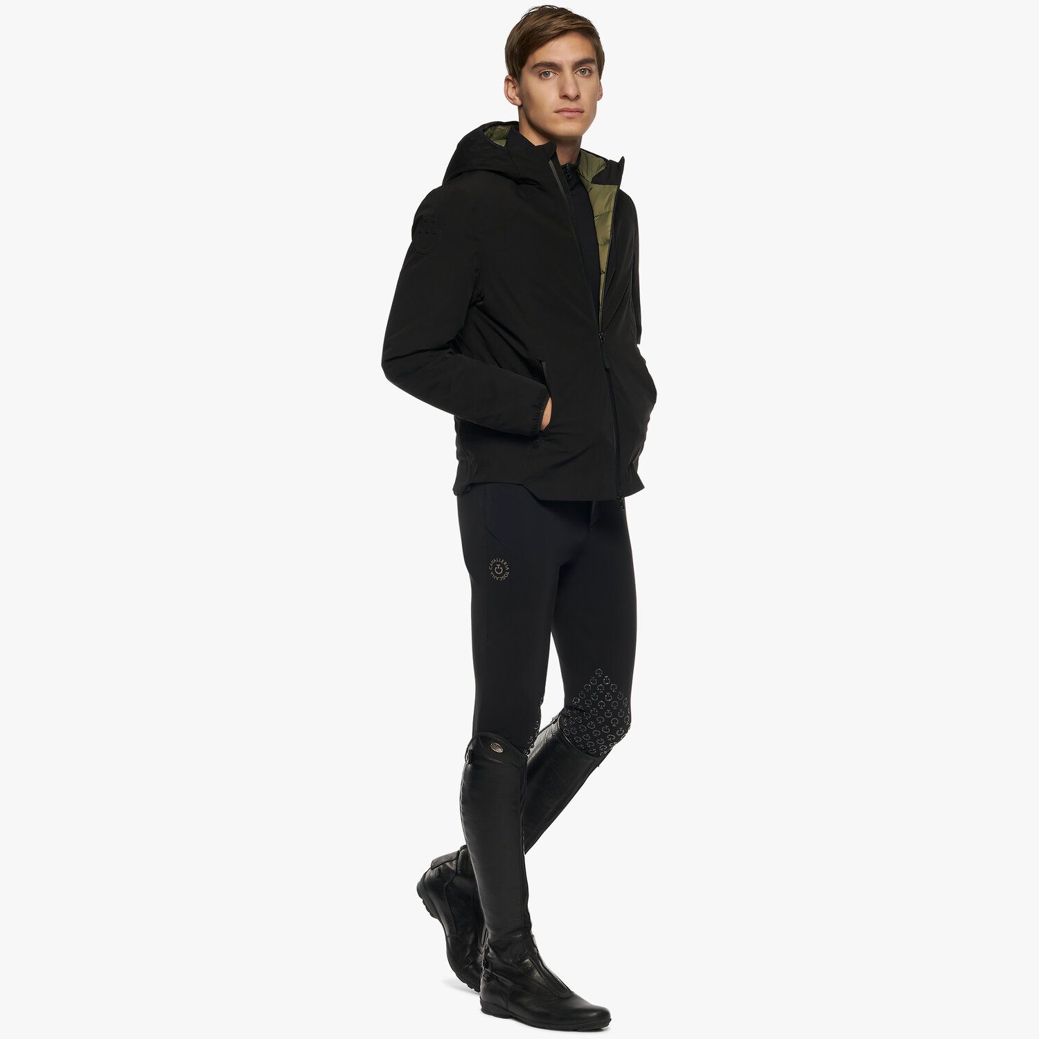 Cavalleria Toscana Men’s softshell jacket BLACK-3