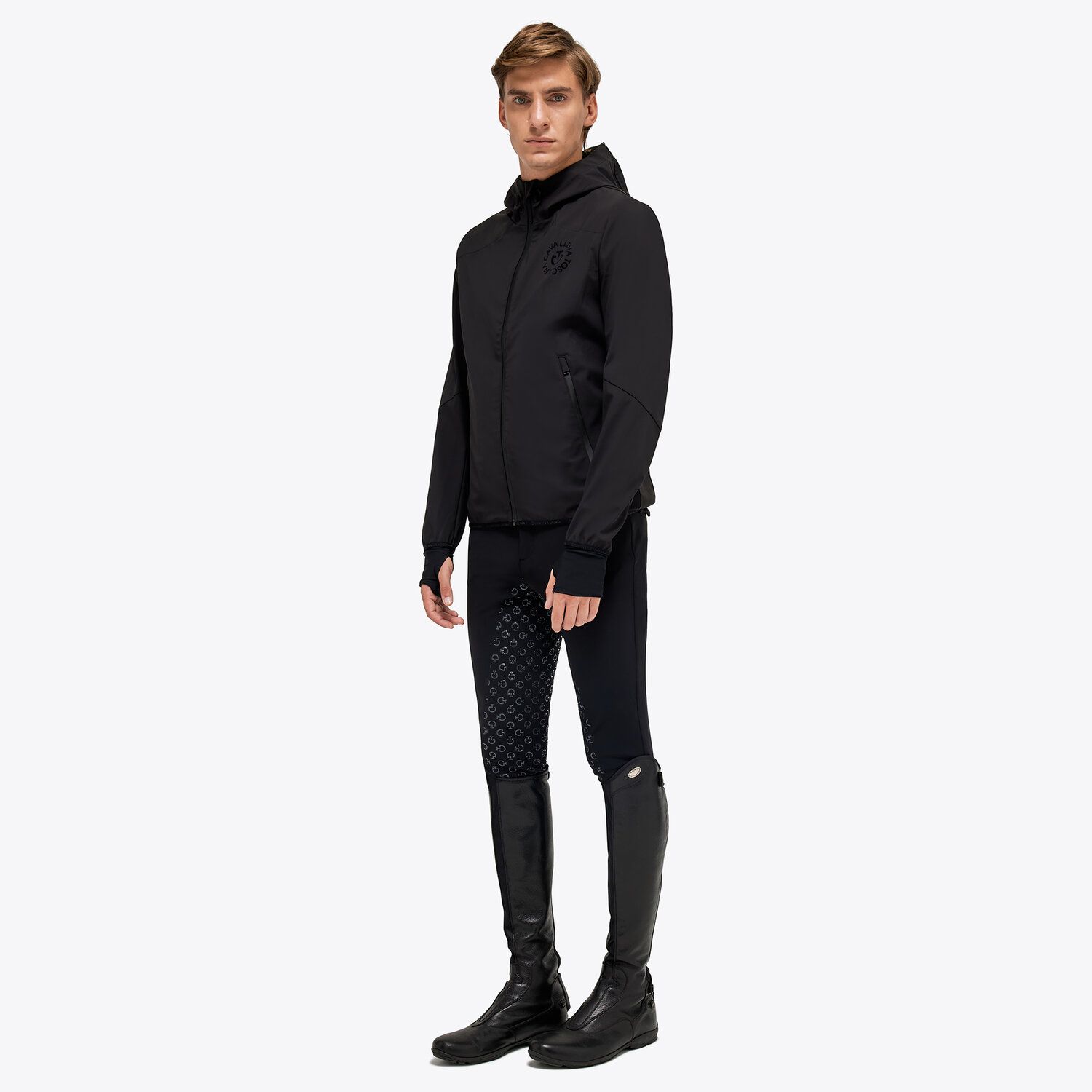 Cavalleria Toscana Men’s softshell jacket BLACK-2