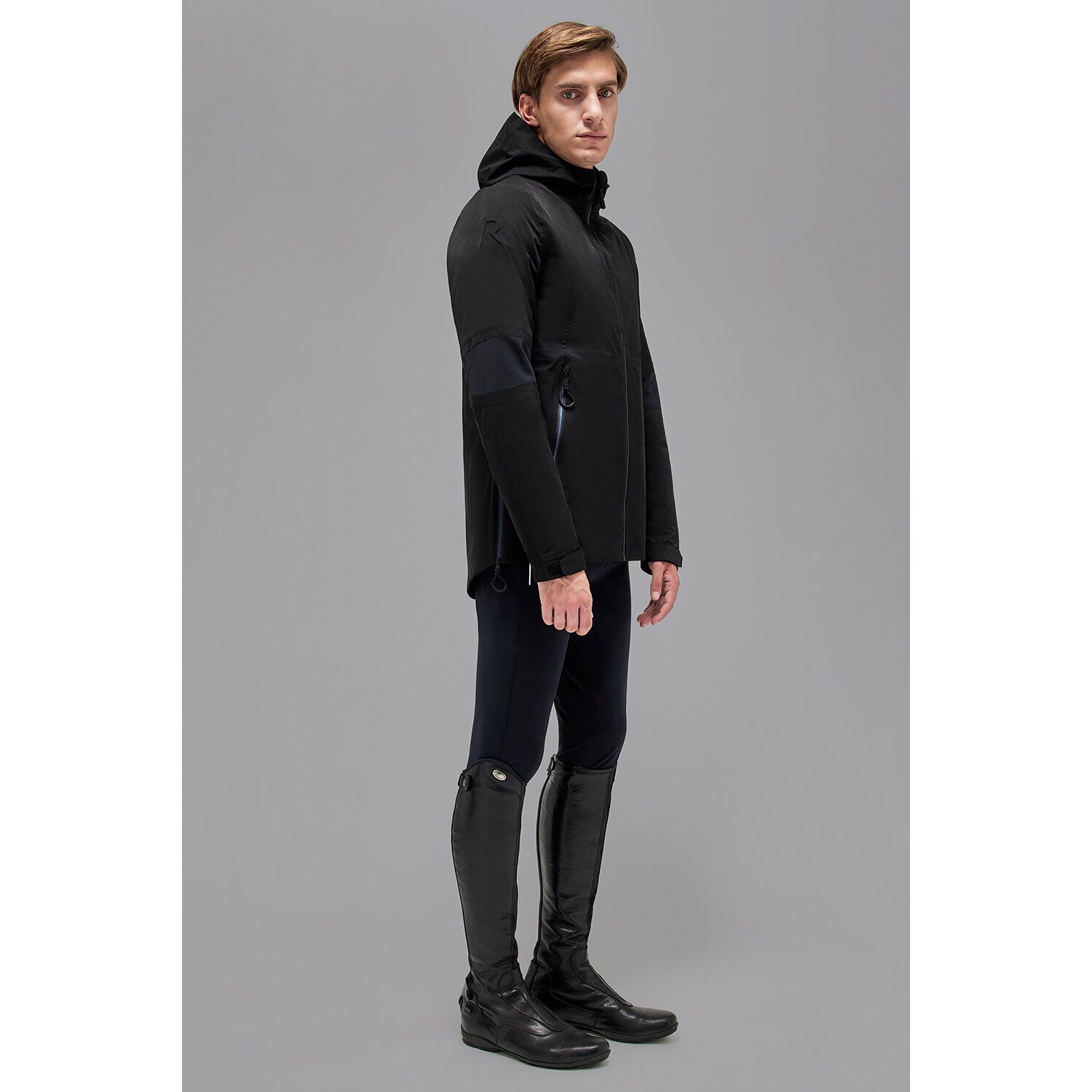 Cavalleria Toscana Men's Revo 3-Way Waterproof Jacket  BLACK-2