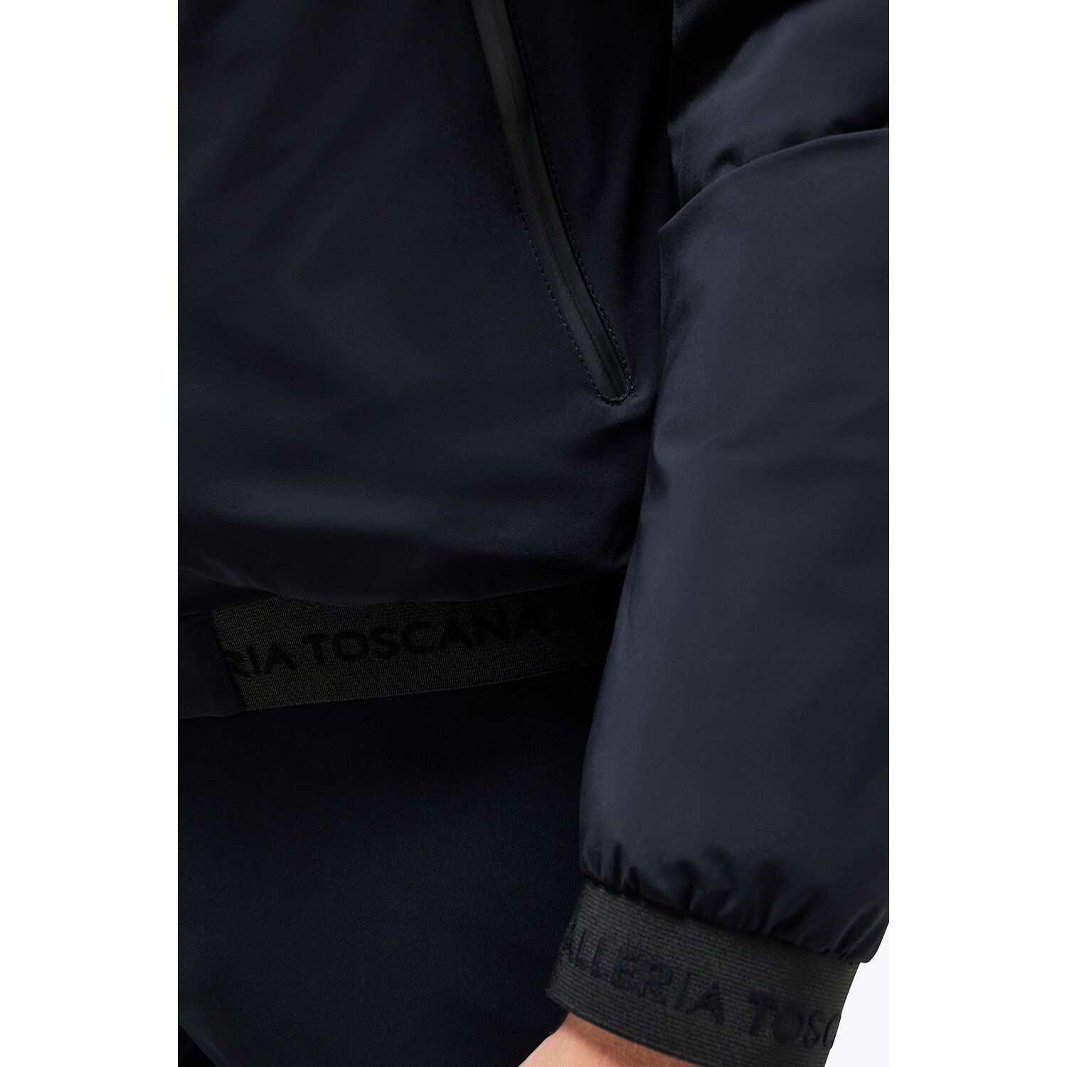 Cavalleria Toscana CT Academy men's nylon bomber jacket BLACK-7
