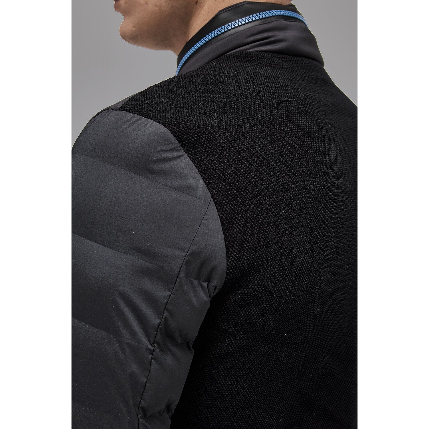 Cavalleria Toscana Men's Revo nylon puffer jacket BLACK-7
