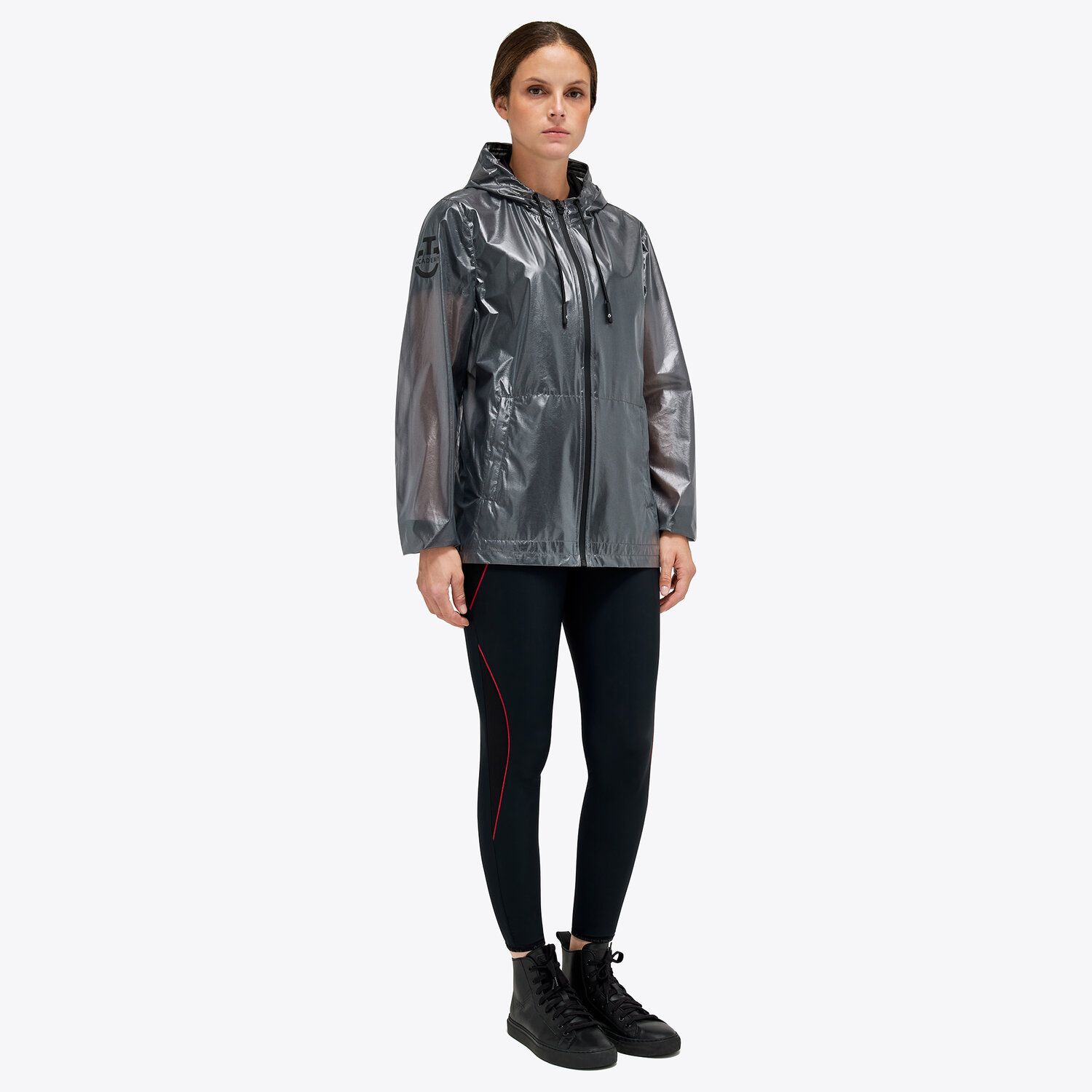 Cavalleria Toscana CT Academy unisex waterproof jacket Graphite Grey-2