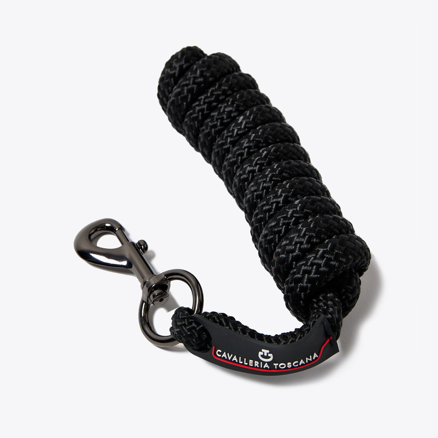 Cavalleria Toscana Lead rope with carabiner BLACK-1