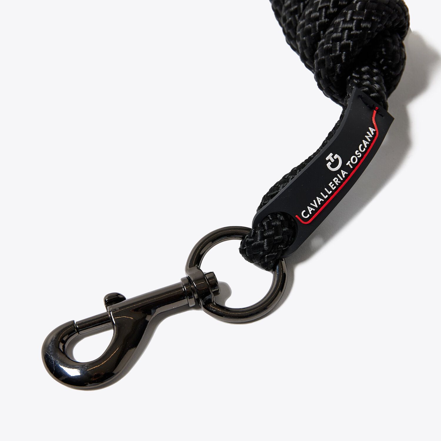 Cavalleria Toscana Lead rope with carabiner BLACK-2