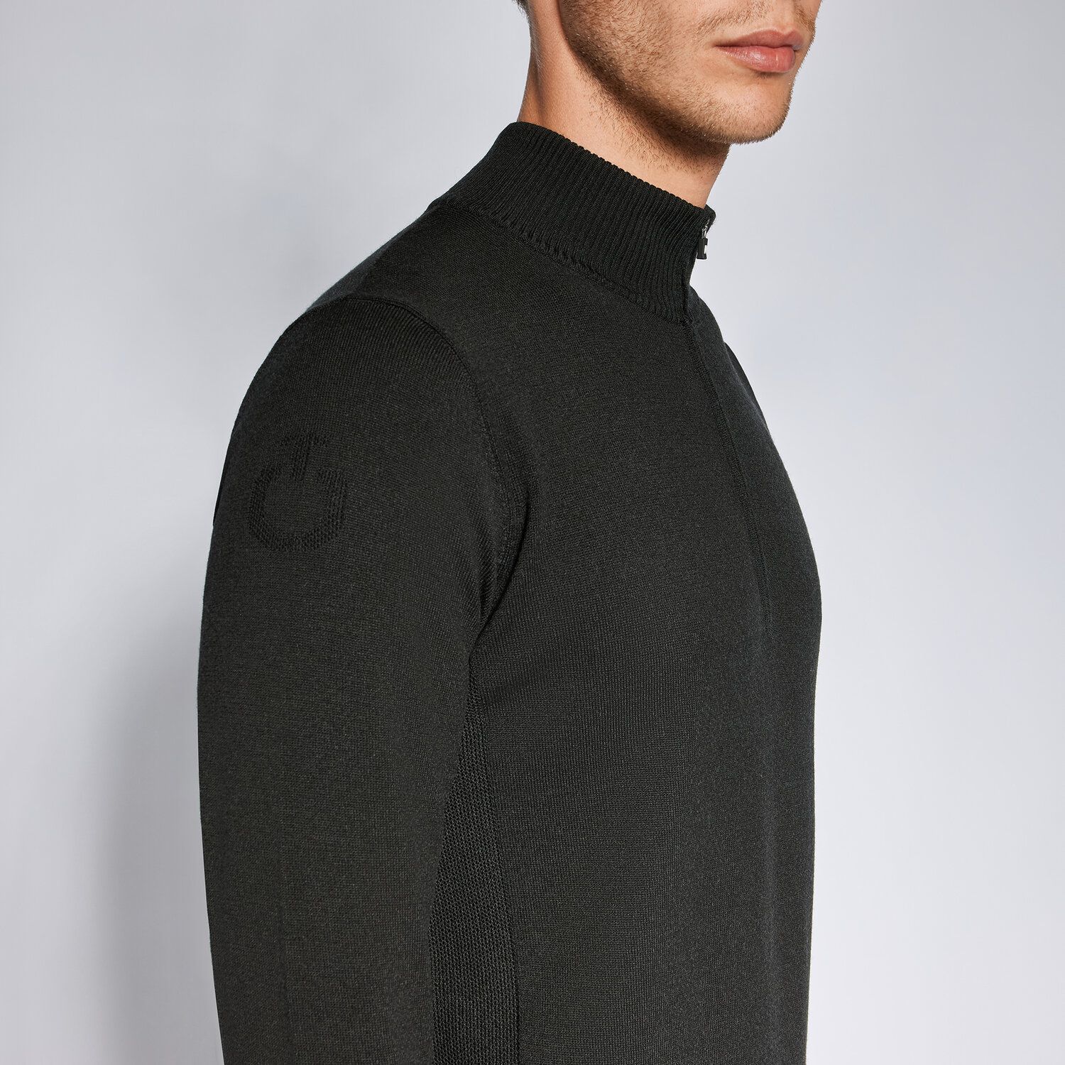 Cavalleria Toscana Men's Revolution sweater BLACK-3