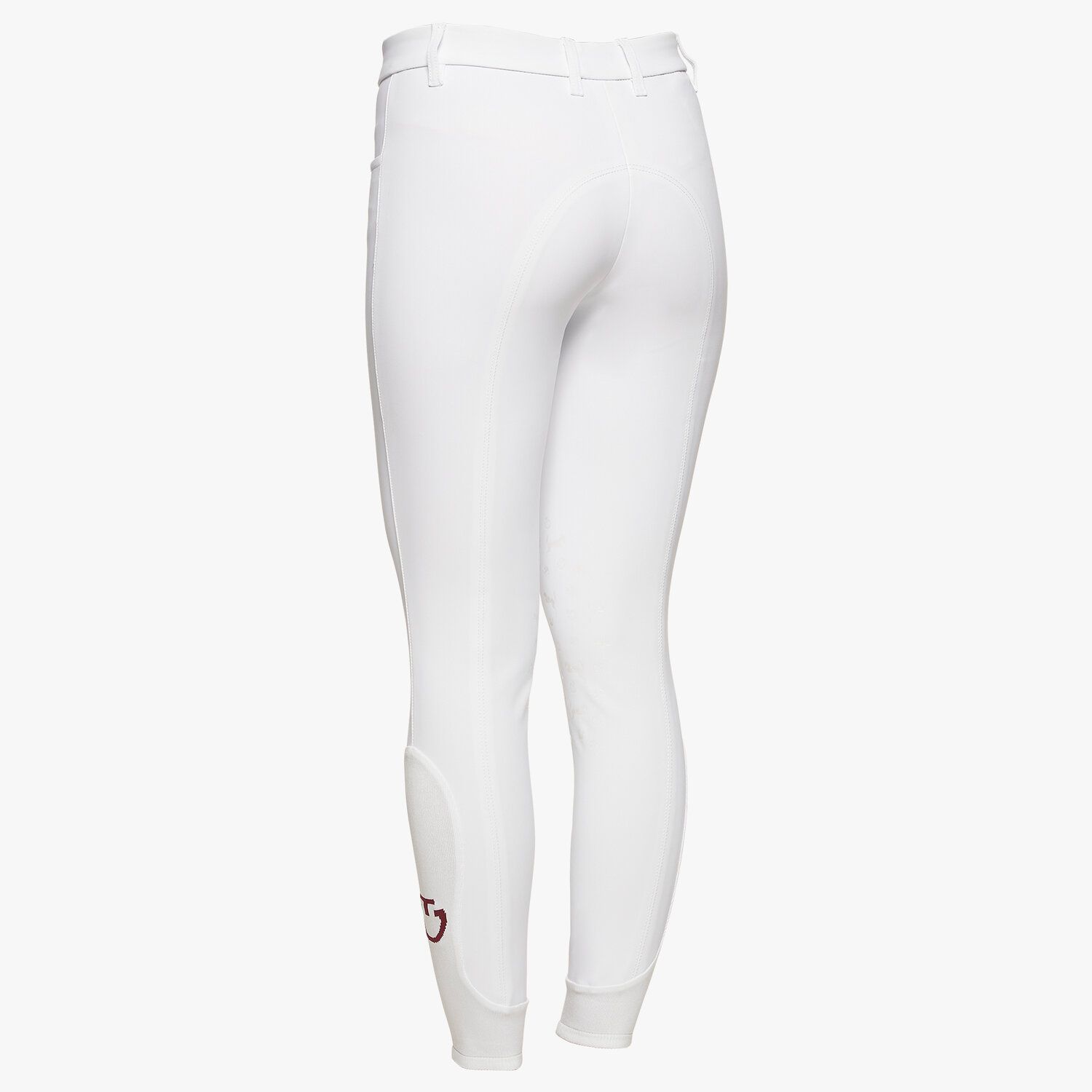 Cavalleria Toscana Girls’ four-way stretch trousers WHITE-3