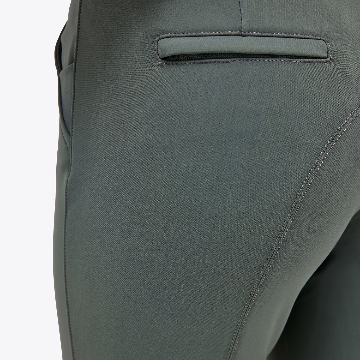 Cavalleria Toscana Young rider breeches in technical fabric FOLIAGE GREEN-5