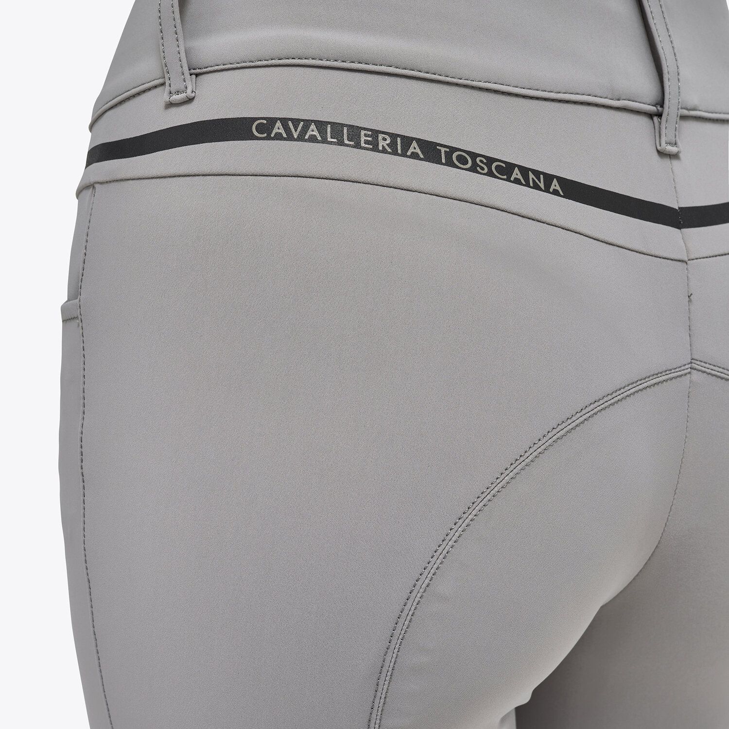 Cavalleria Toscana Women's trousers in technical fabric MEDIUM GREY-5