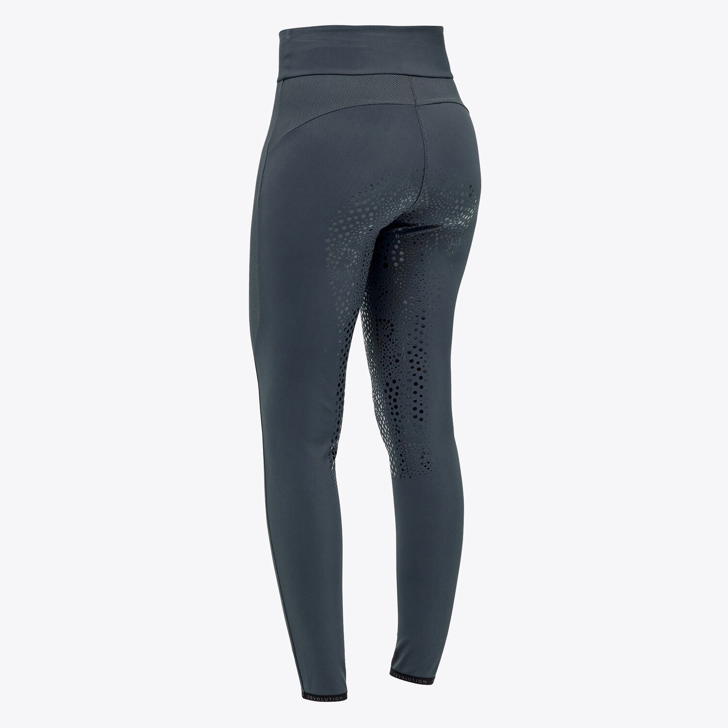 Cavalleria Toscana Women’s breeches with silicone grip CHARCOAL GREY-3