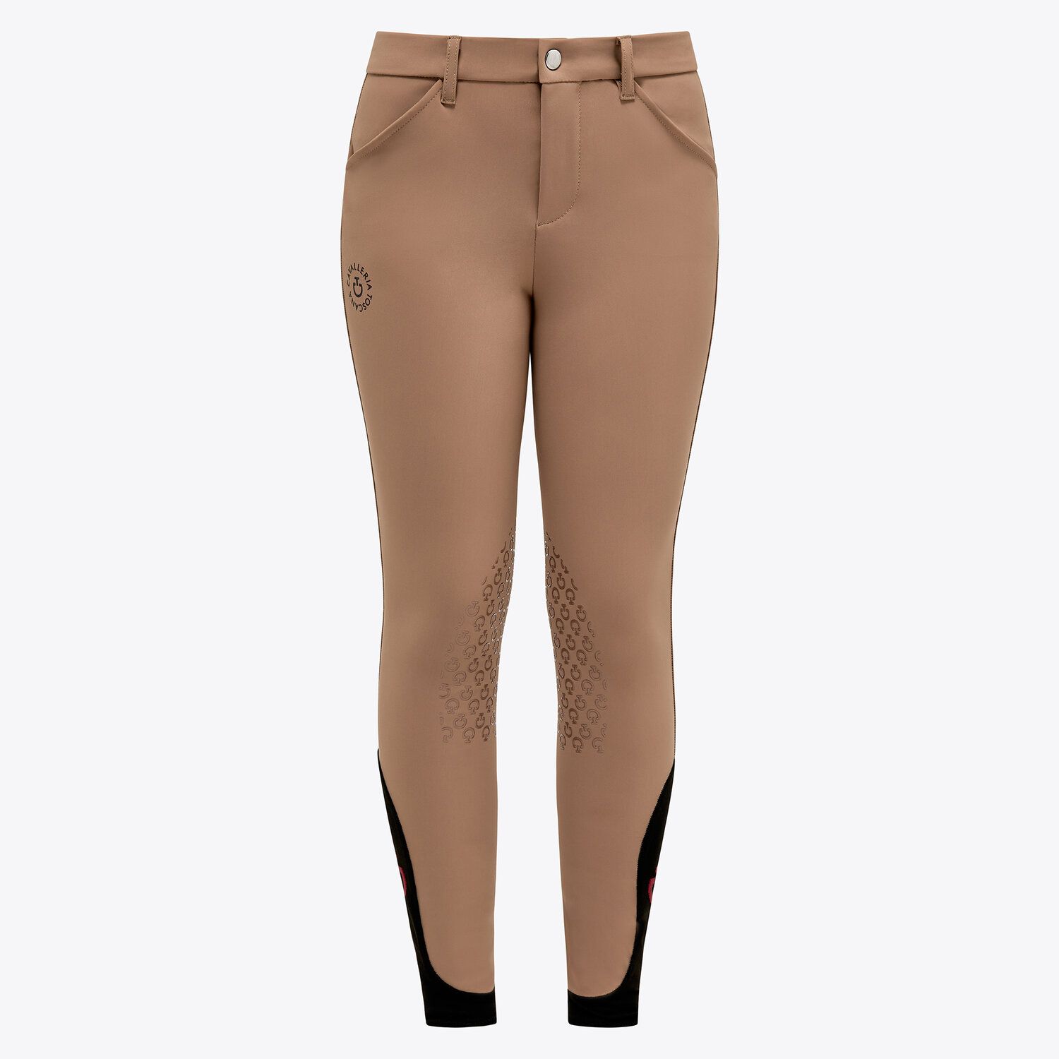 Cavalleria Toscana Unisex four-way stretch trousers CACAO-1