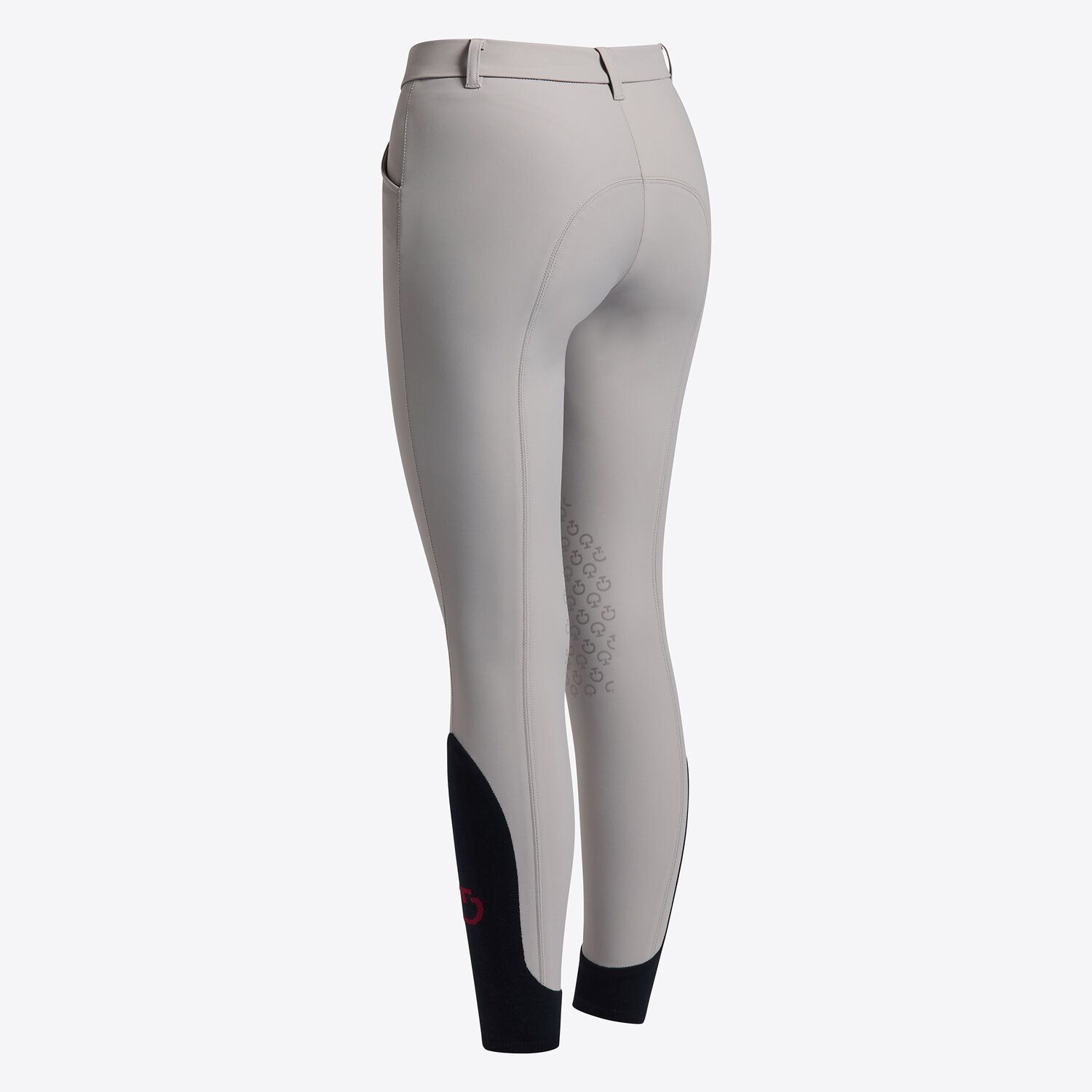 Cavalleria Toscana Unisex Young Riders knee grip jumping breeches LIGHT GREY-2