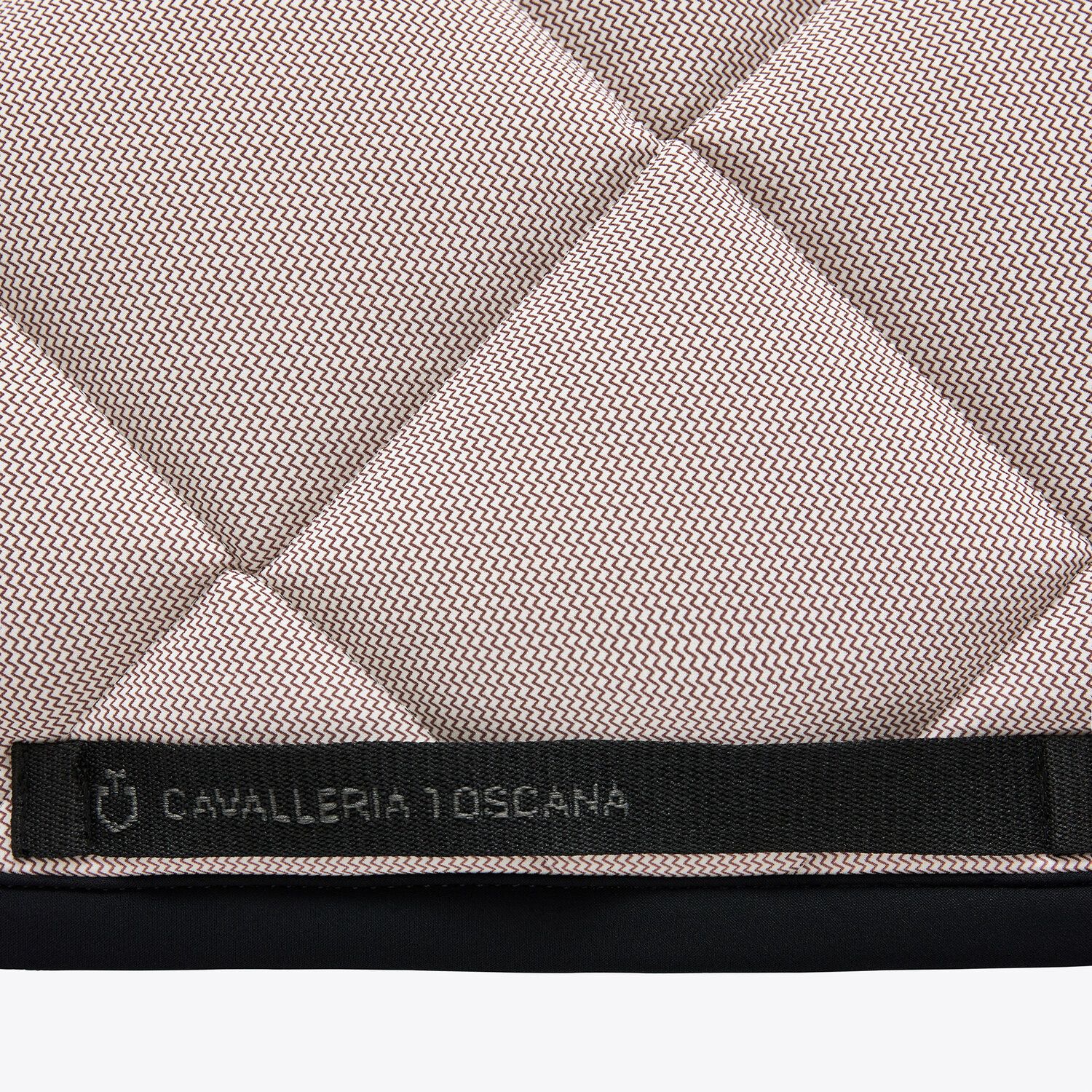 Cavalleria Toscana Diamond Quilted Jersey Jumping Saddle Pad BEIGE FANTASY-3