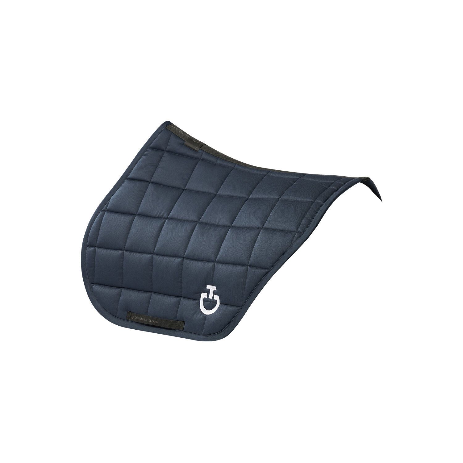 Cavalleria Toscana Quilted cotton jumping saddle pad NAVY-2