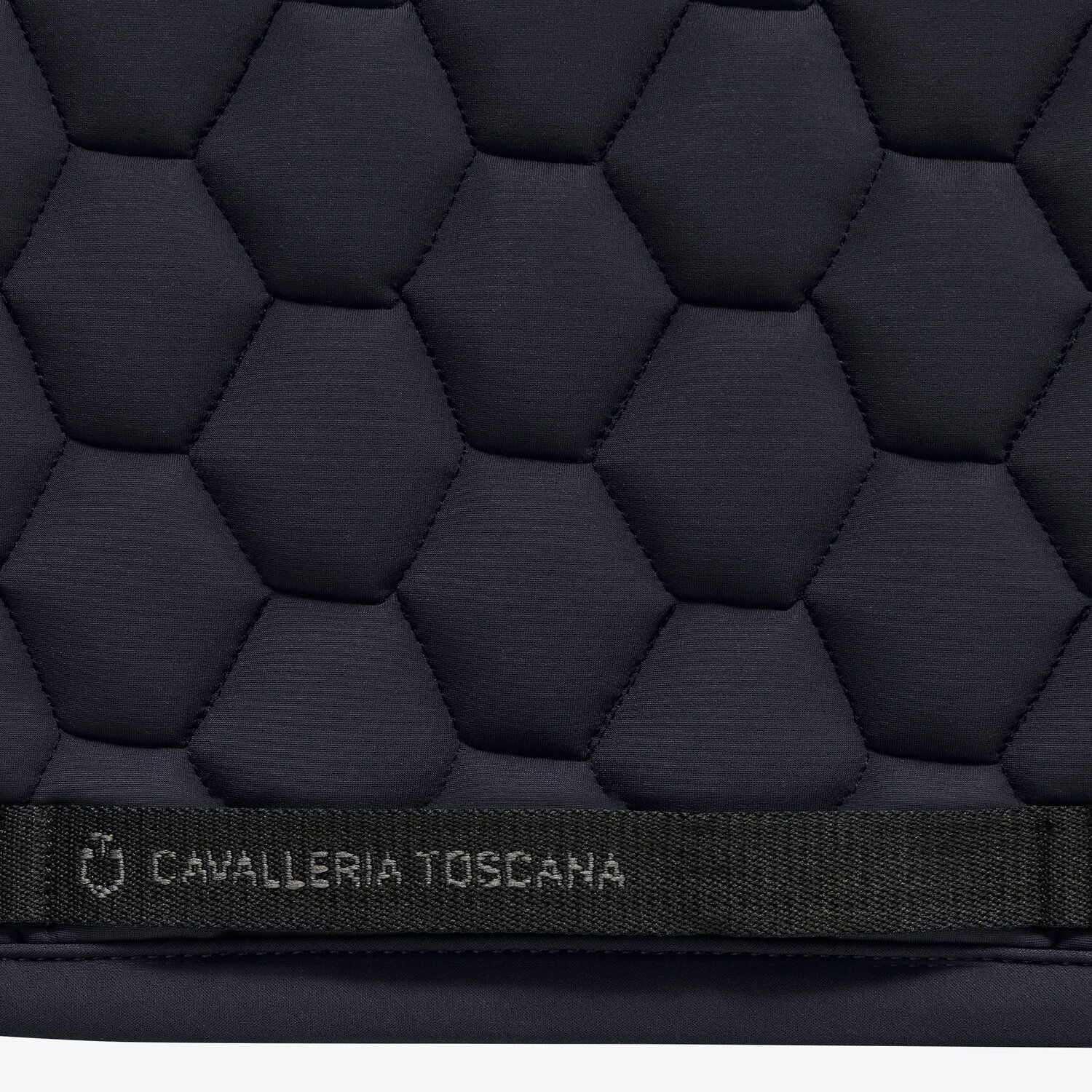 Cavalleria Toscana Dressage Jumping saddle pad in performance jersey NAVY-3
