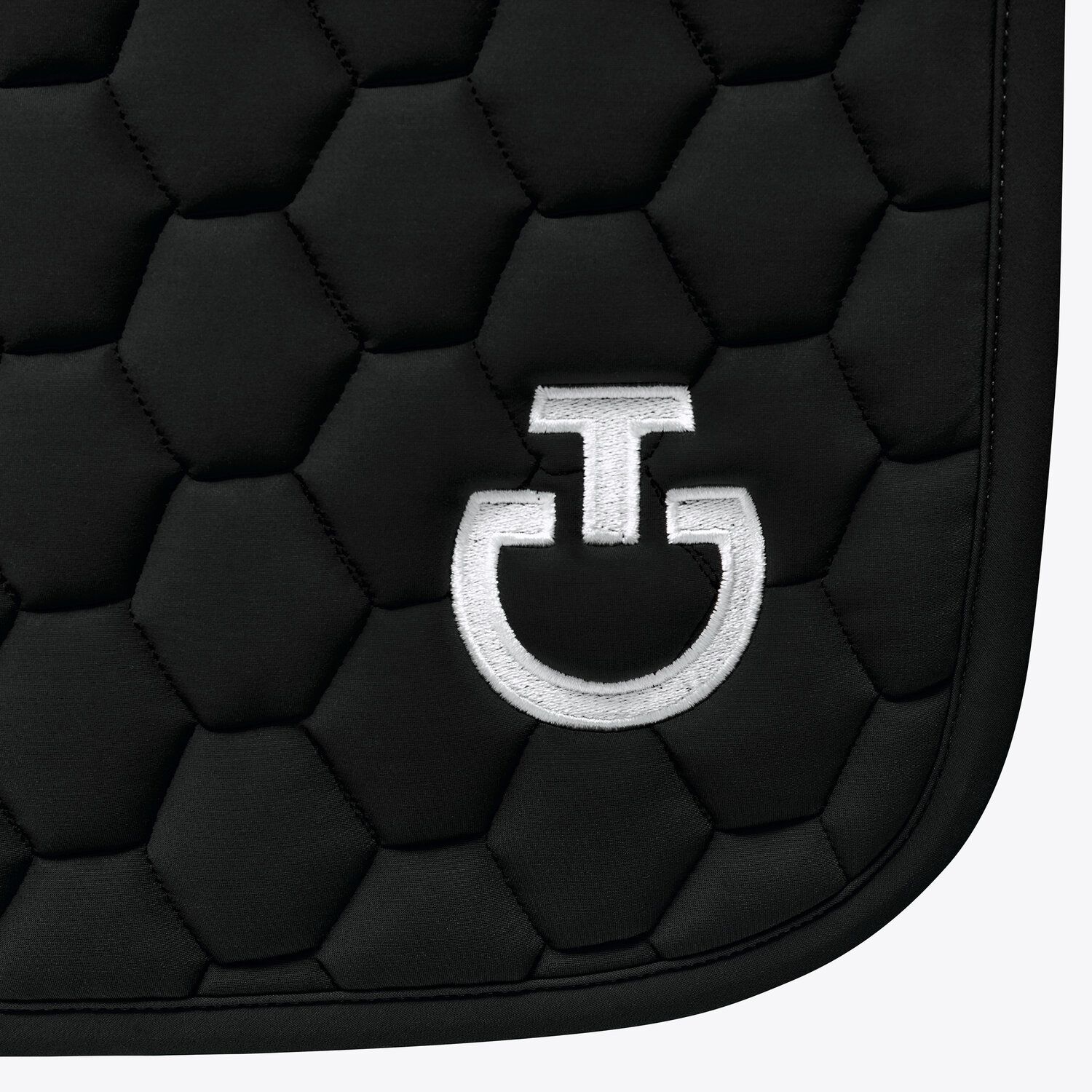 Cavalleria Toscana Dressage Jumping saddle pad in performance jersey BLACK-5
