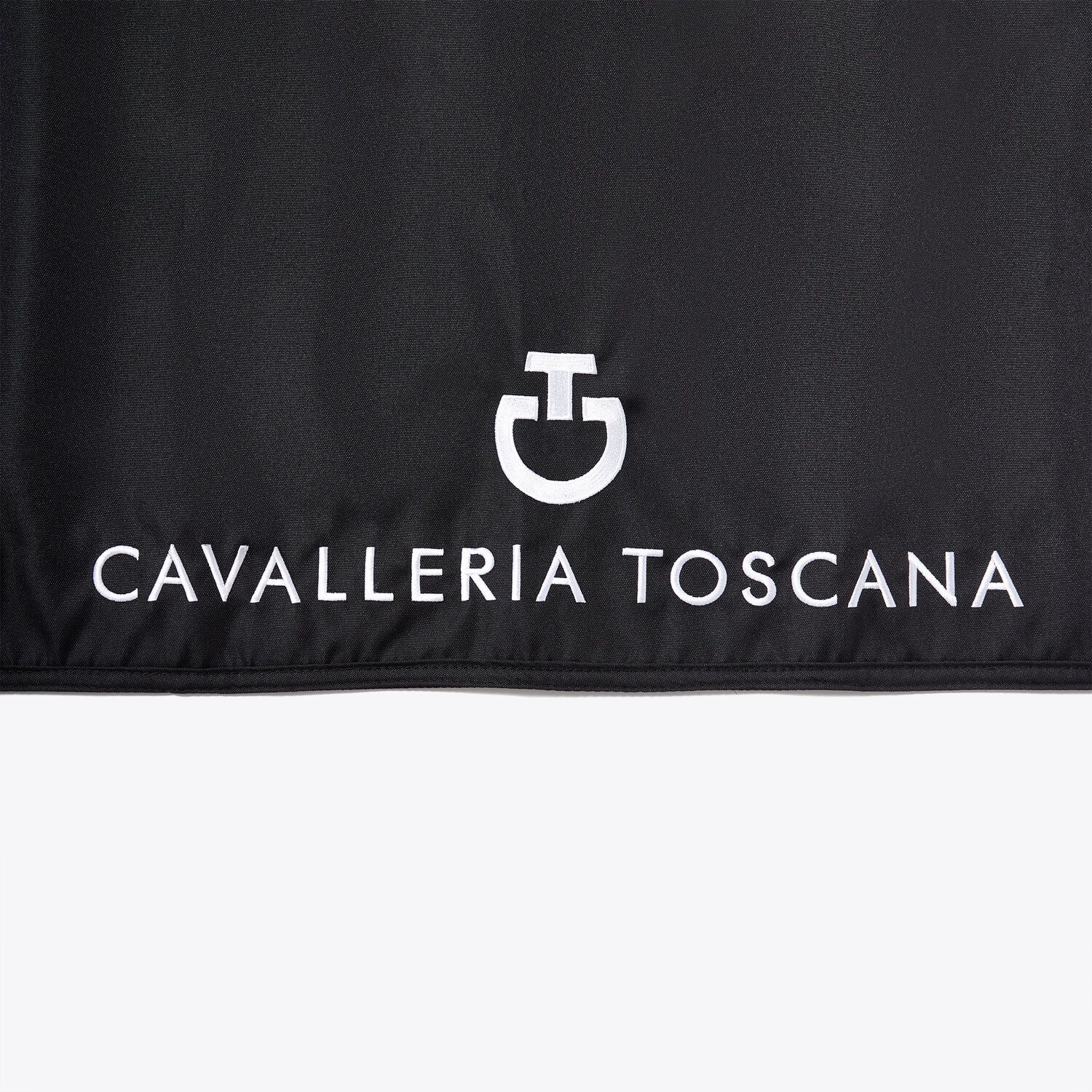 Cavalleria Toscana Water resistant stable curtain. BLACK-3
