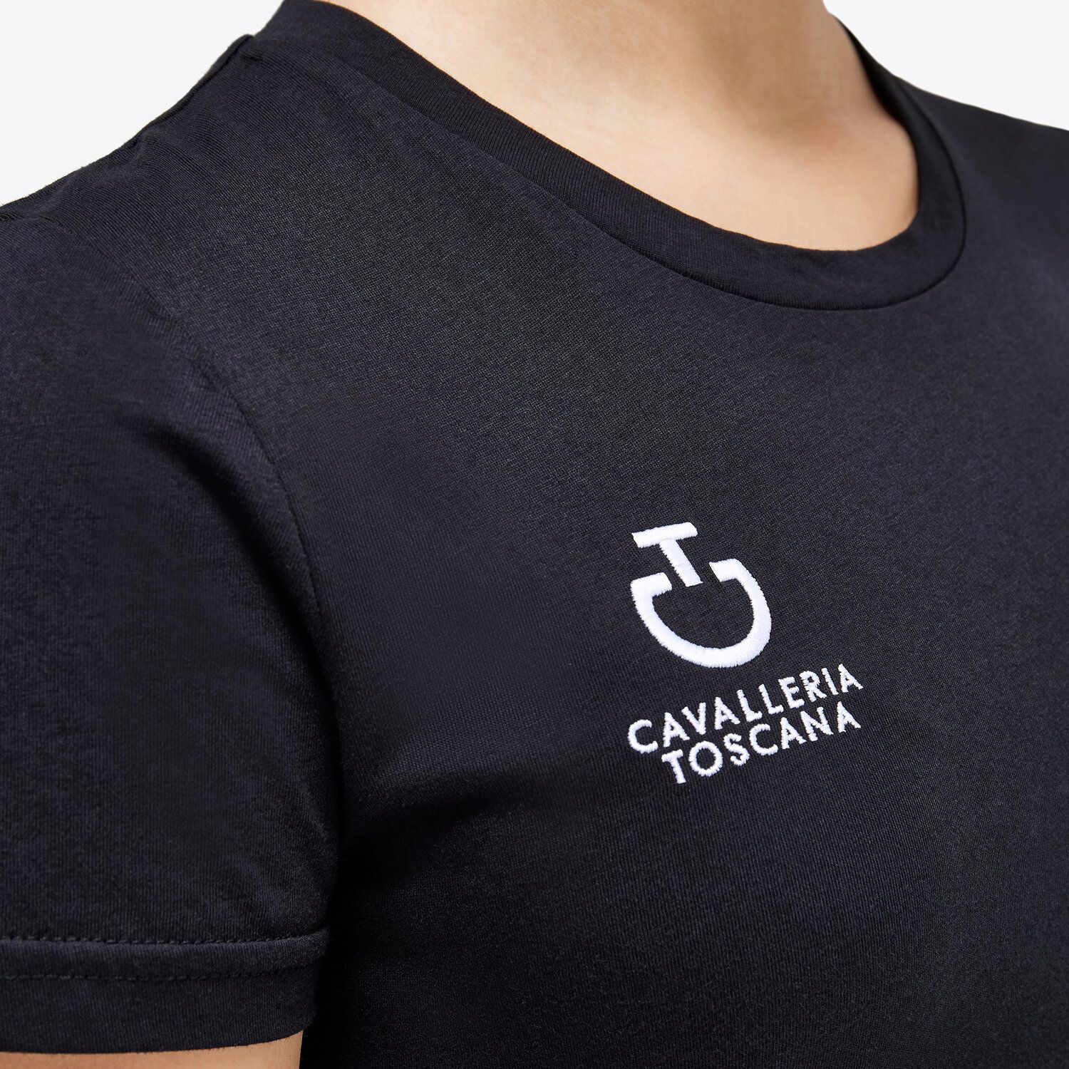 Cavalleria Toscana FISE girl t-shirt NAVY-4