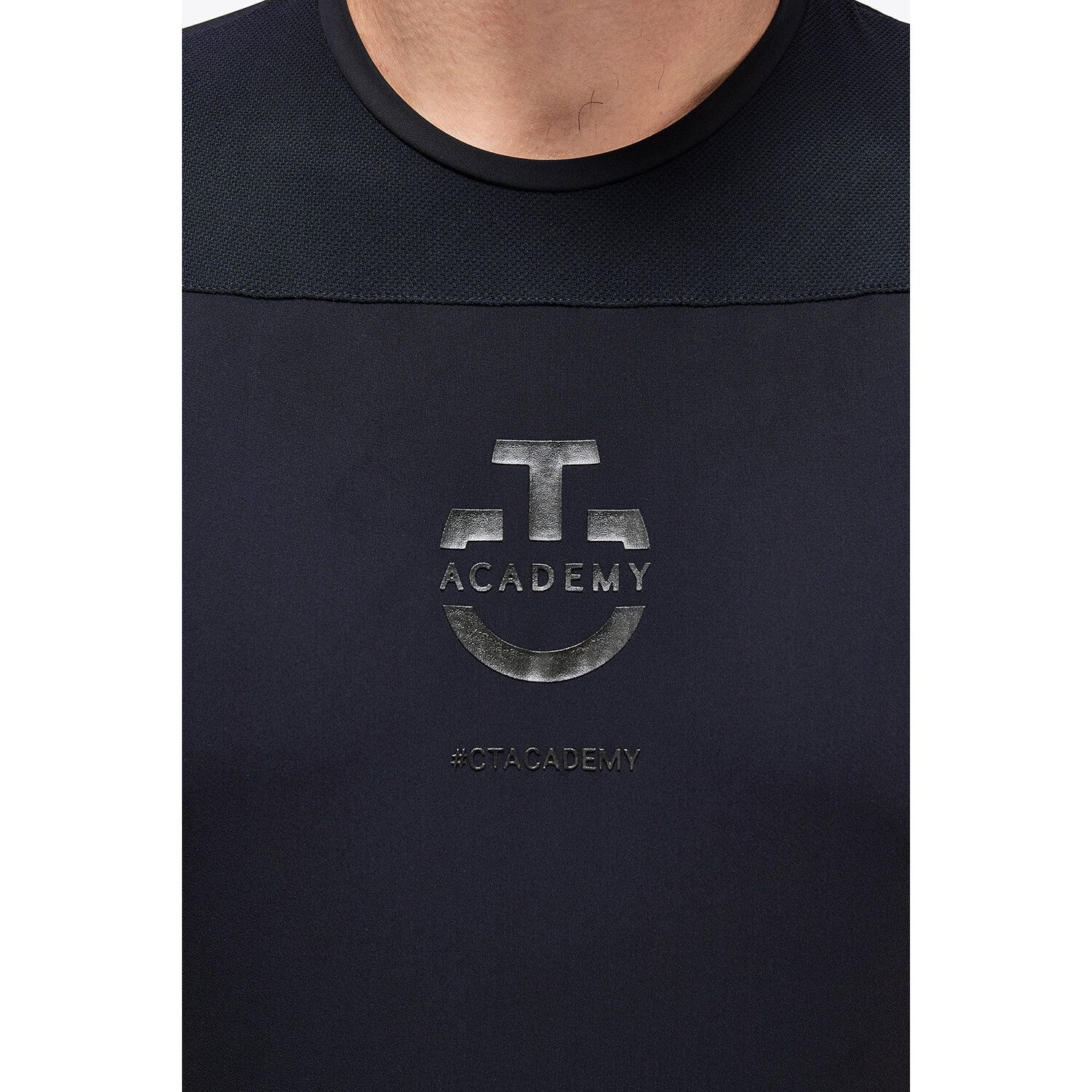 Cavalleria Toscana Men's CT Academy Jersey T-Shirt BLACK-4