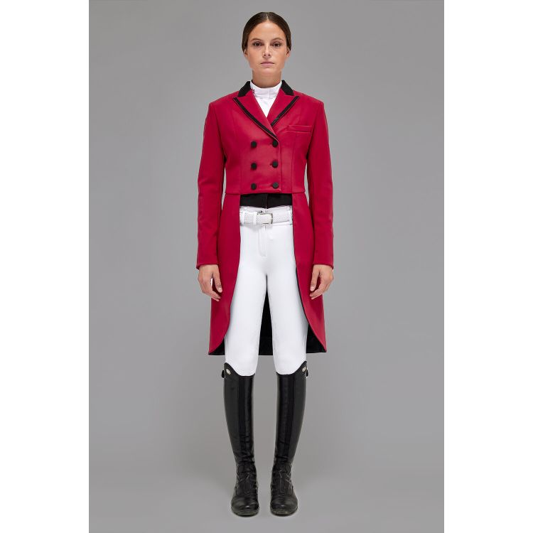 Women's tailcoat with covered b