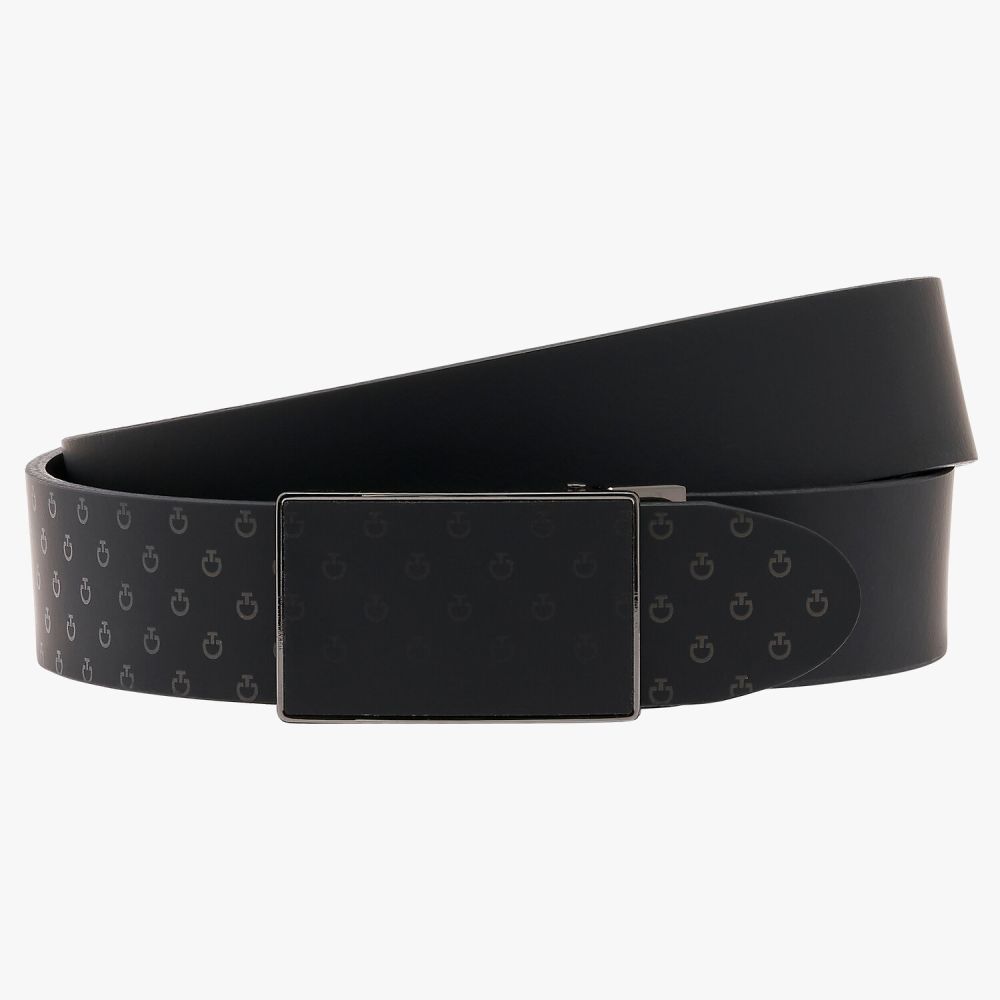 Women’s leather belt with CT logo