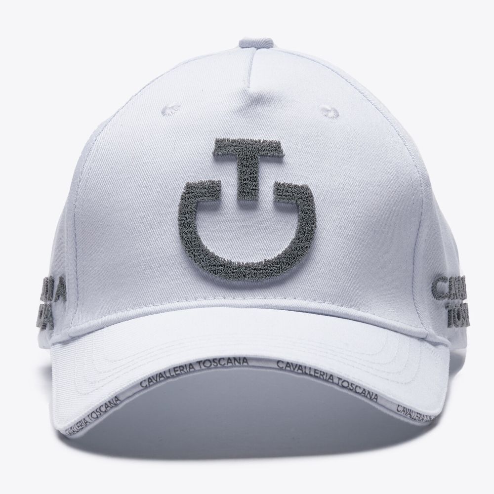 Cotton baseball cap with loop embroidery logo