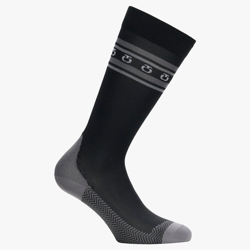 Breathable socks with logos
