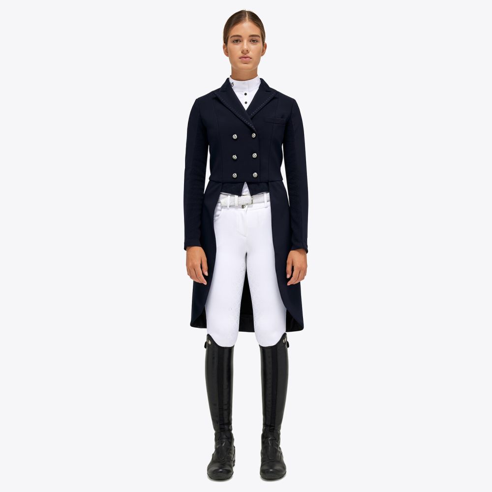 Women's tailcoat with covered b