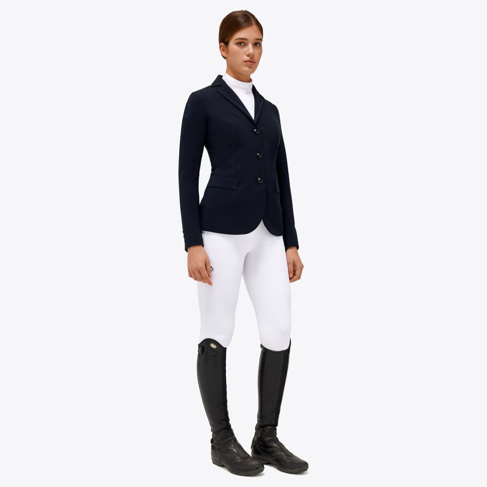 Women's competition riding jacket embroidery