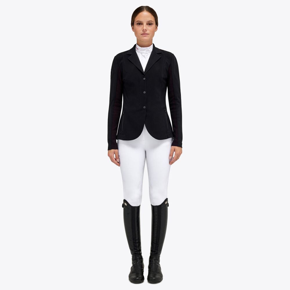 Women's competition riding jacket embroidery