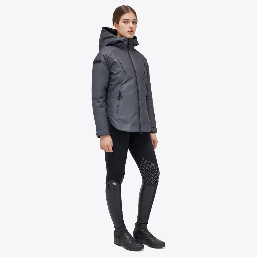 Women's parka with down jacket