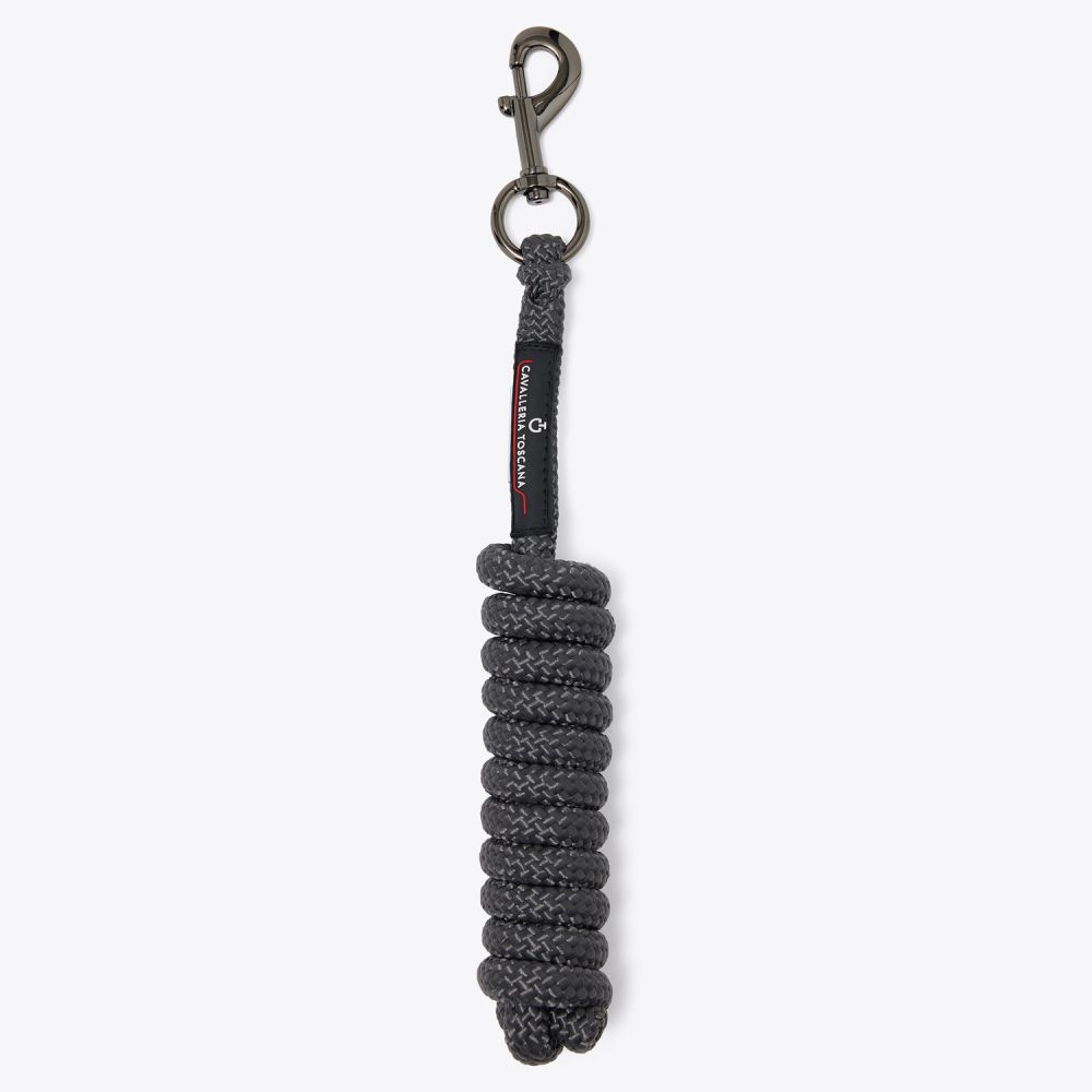 Lead rope with carabiner