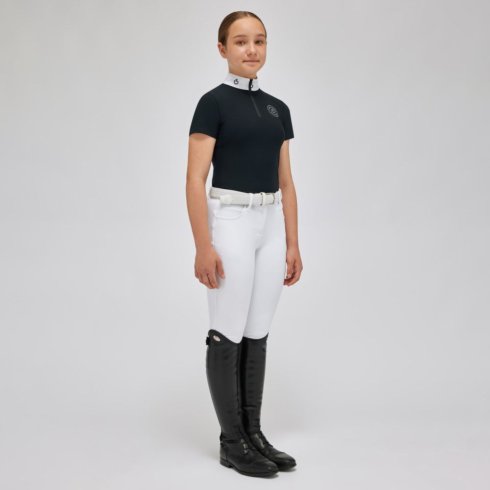 Girl's competition polo shirt