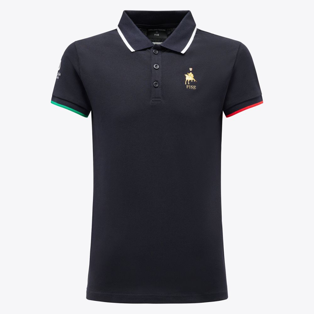 FISE short sleeved training Polo for boys