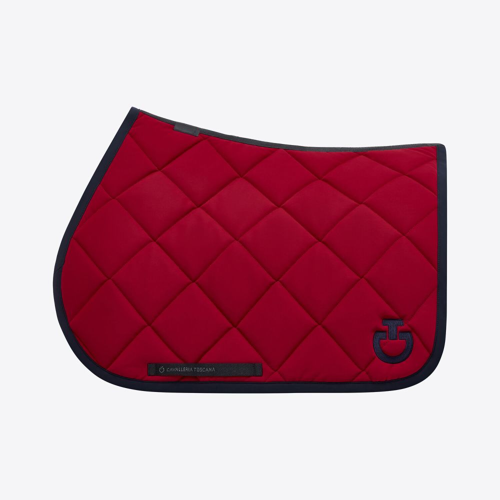 Diamond Quilted Jersey Jumping Saddle Pad