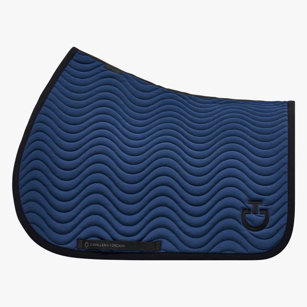 Quilted cotton jumping saddle pad