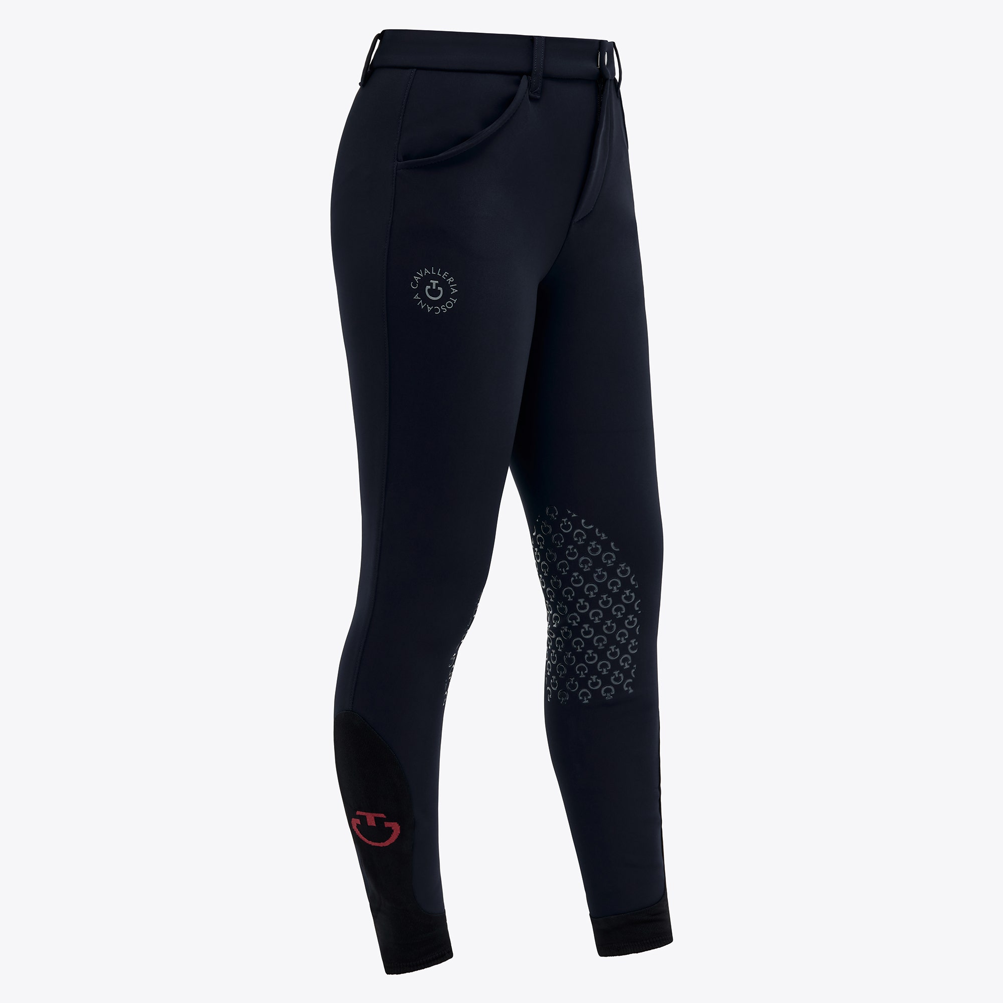 Cavalleria Toscana Unisex Young rider's knee grip jumping breeches | Cavalleria Toscana NAVY-2