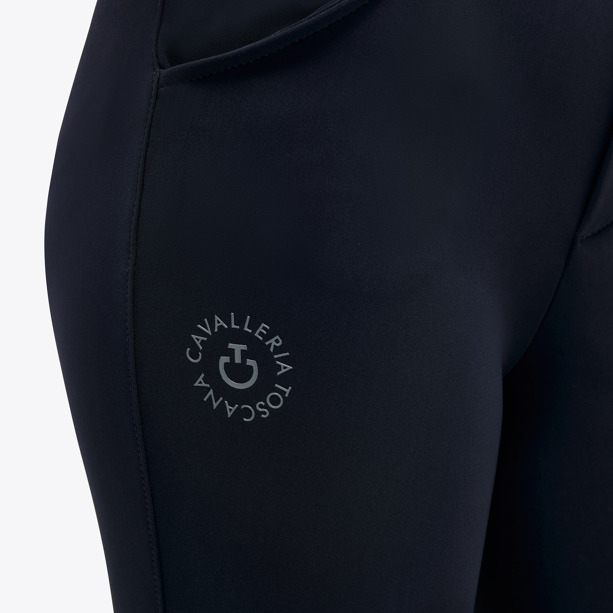 Cavalleria Toscana Unisex Young rider's knee grip jumping breeches | Cavalleria Toscana NAVY-3